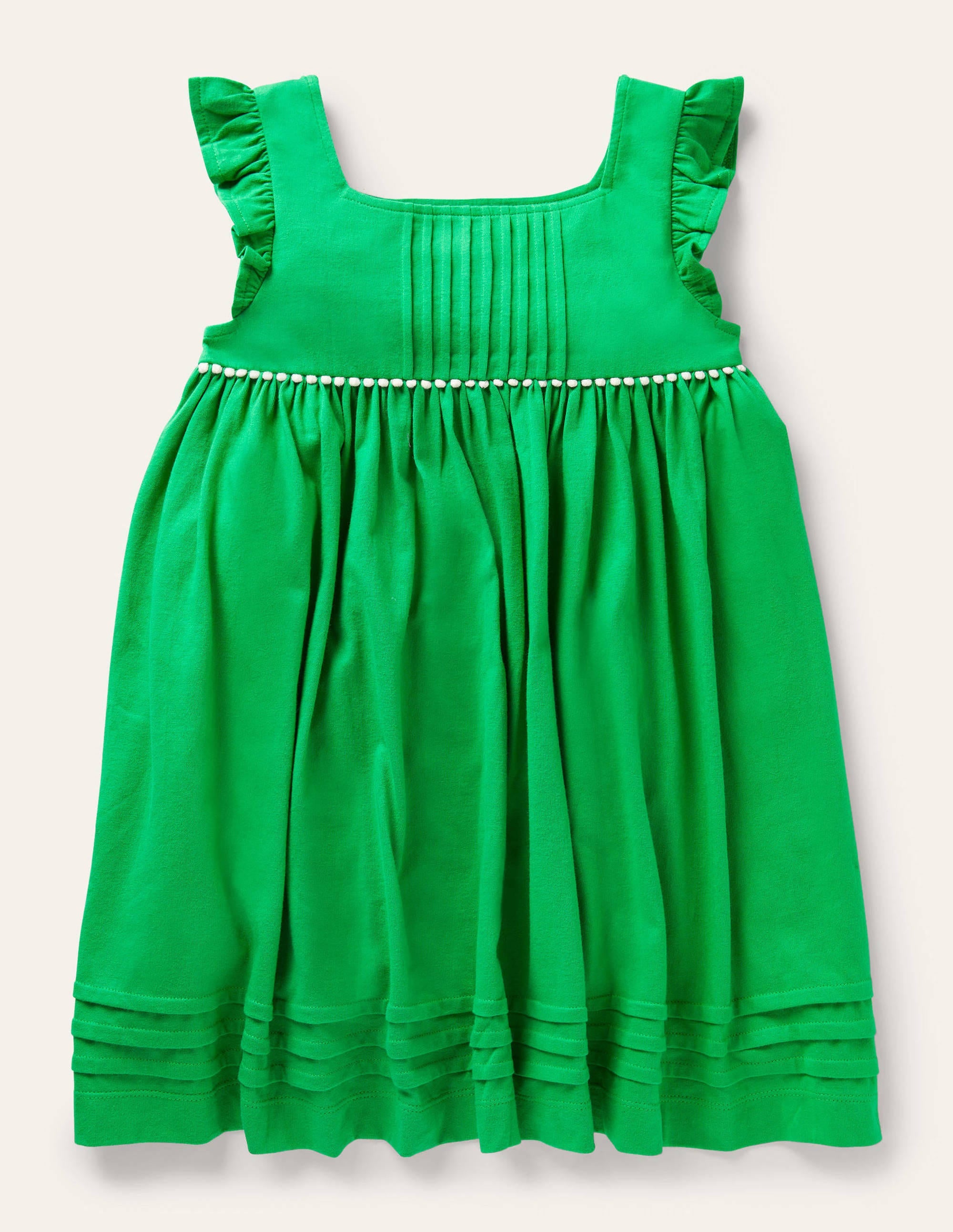  Frill Sleeve Jersey Dress-Green Pepper、mySite、ashleygrahame