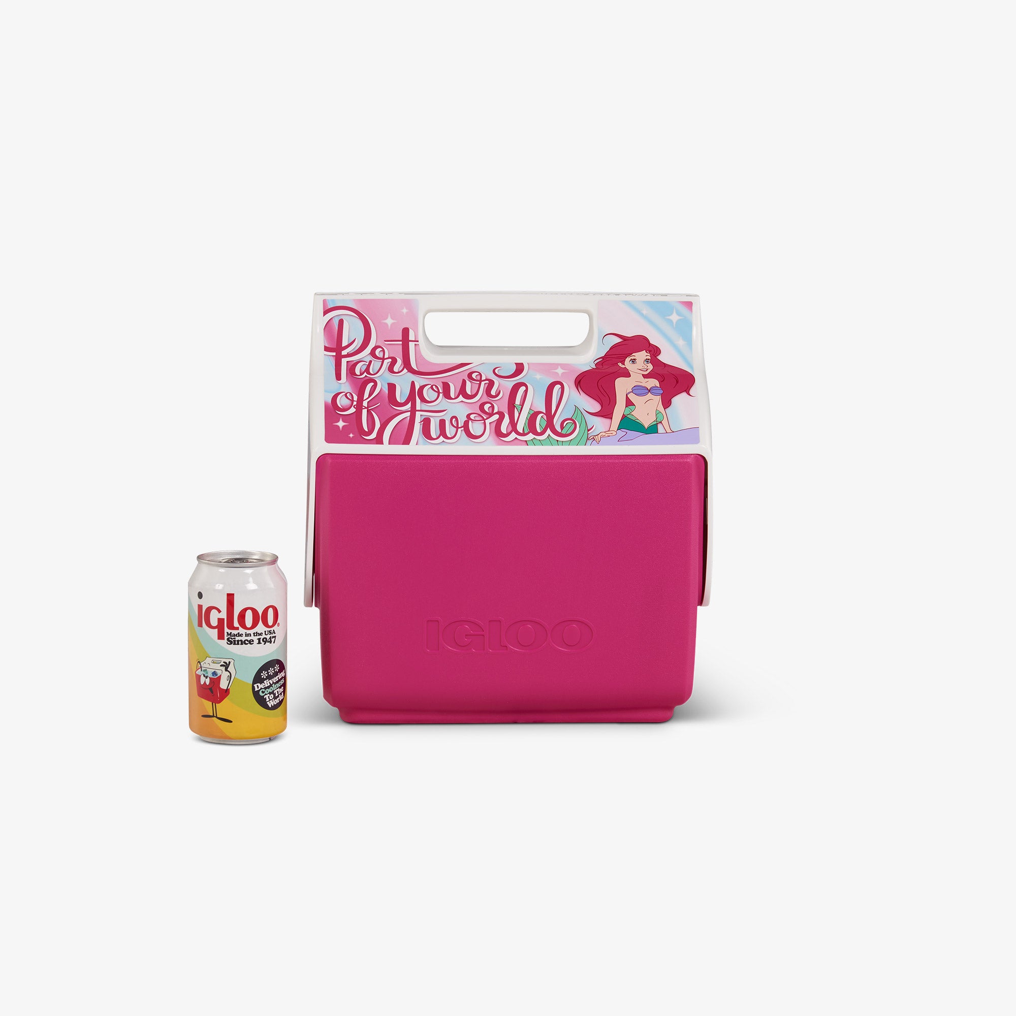 Disney Princess Ariel Little Playmate 7 Qt Cooler、mySite、noshort