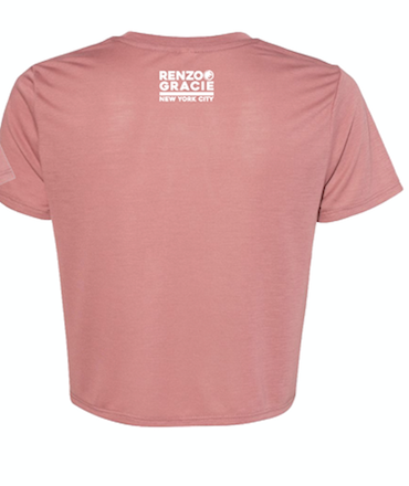 Renzo Gracie Women's Cropped T-Shirt Mauve、mySite、gigharbornorthrealestate