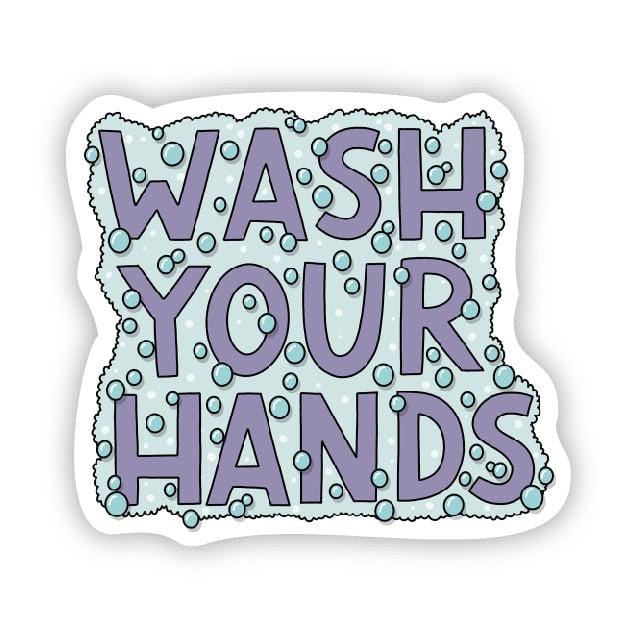  Wash your hands pandemic sticker、mySite、elrpsem3k