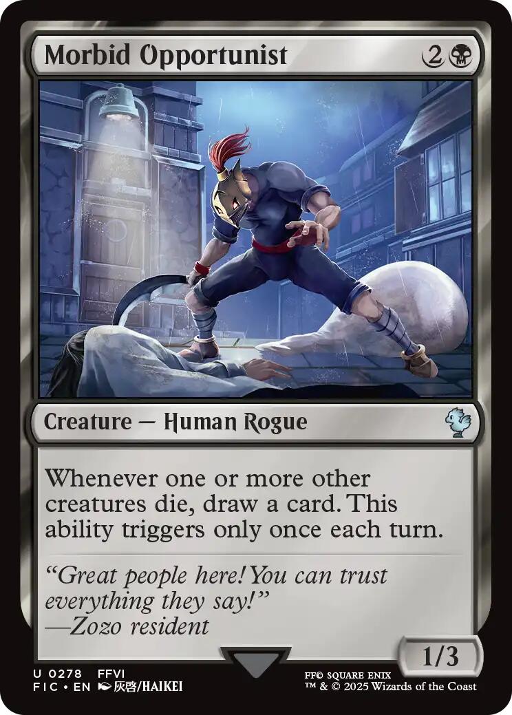 Morbid Opportunist (Surge Foil) FINAL FANTASY Commander、mySite、waistdrama