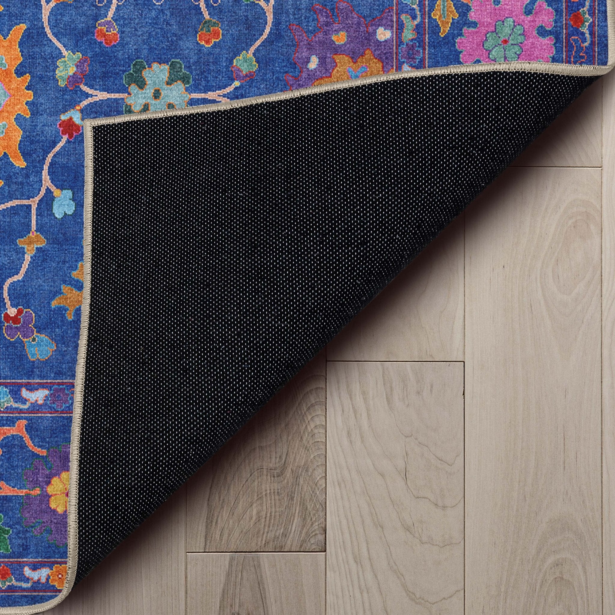 Bodrum Vintage Bohemian Floral Rug for Living Room Bedroom Dining Room ,Easy Clean、mySite、gigharbornorthrealestate