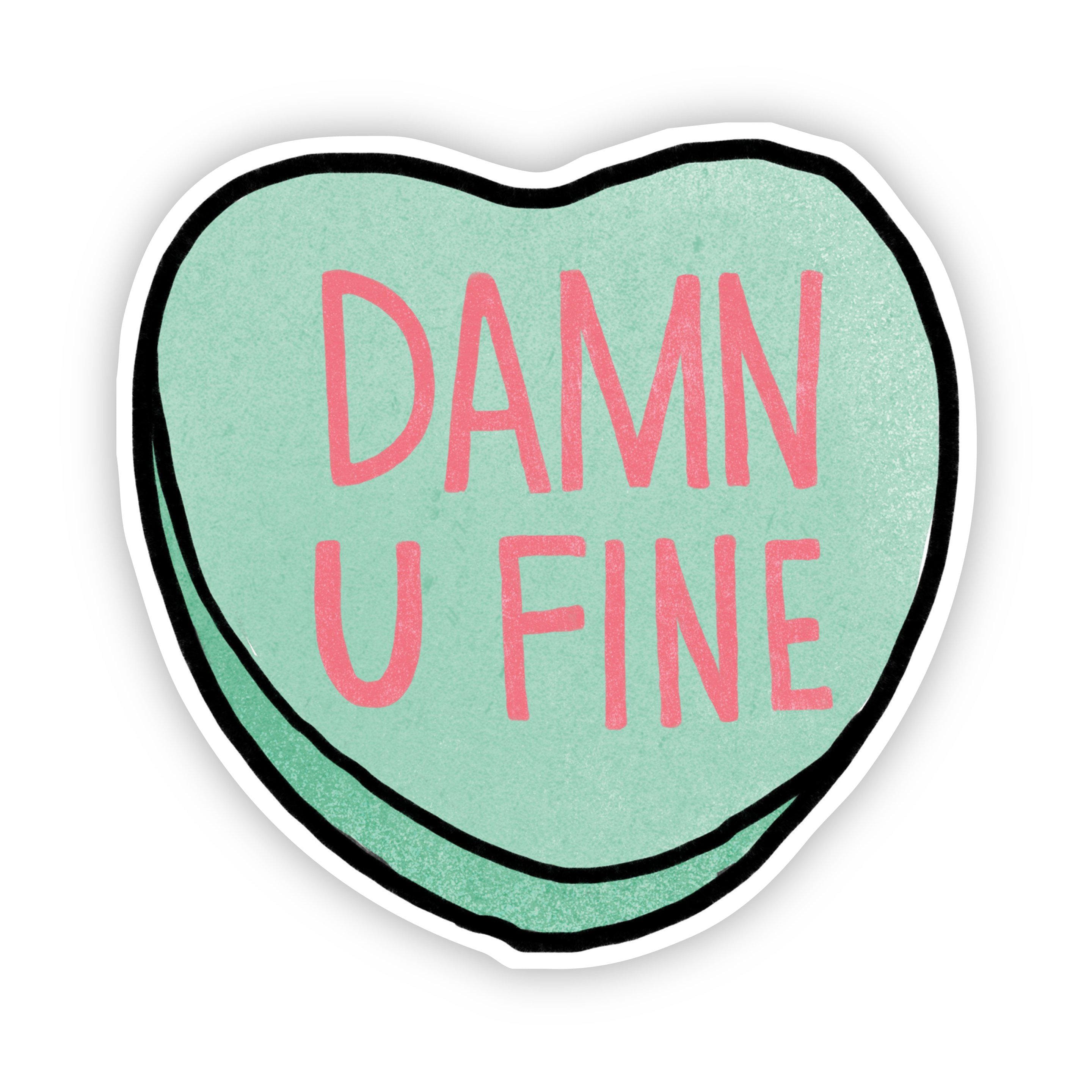  Damn U Fine Heart Sticker、mySite、elrpsem3k