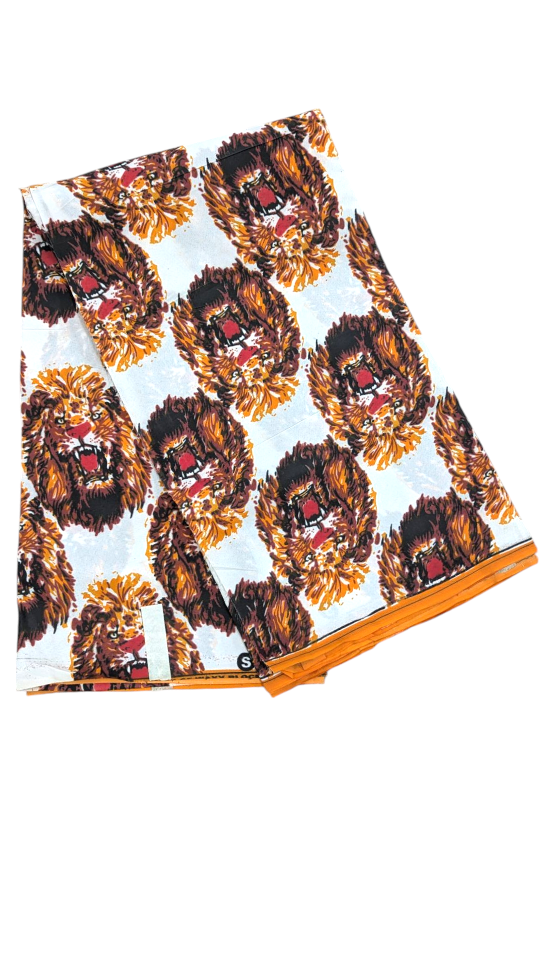 Dupsie's EzeOka Mgbe Lion Head Isiagu African print fabric DPAPIS21、mySite、solidvoid