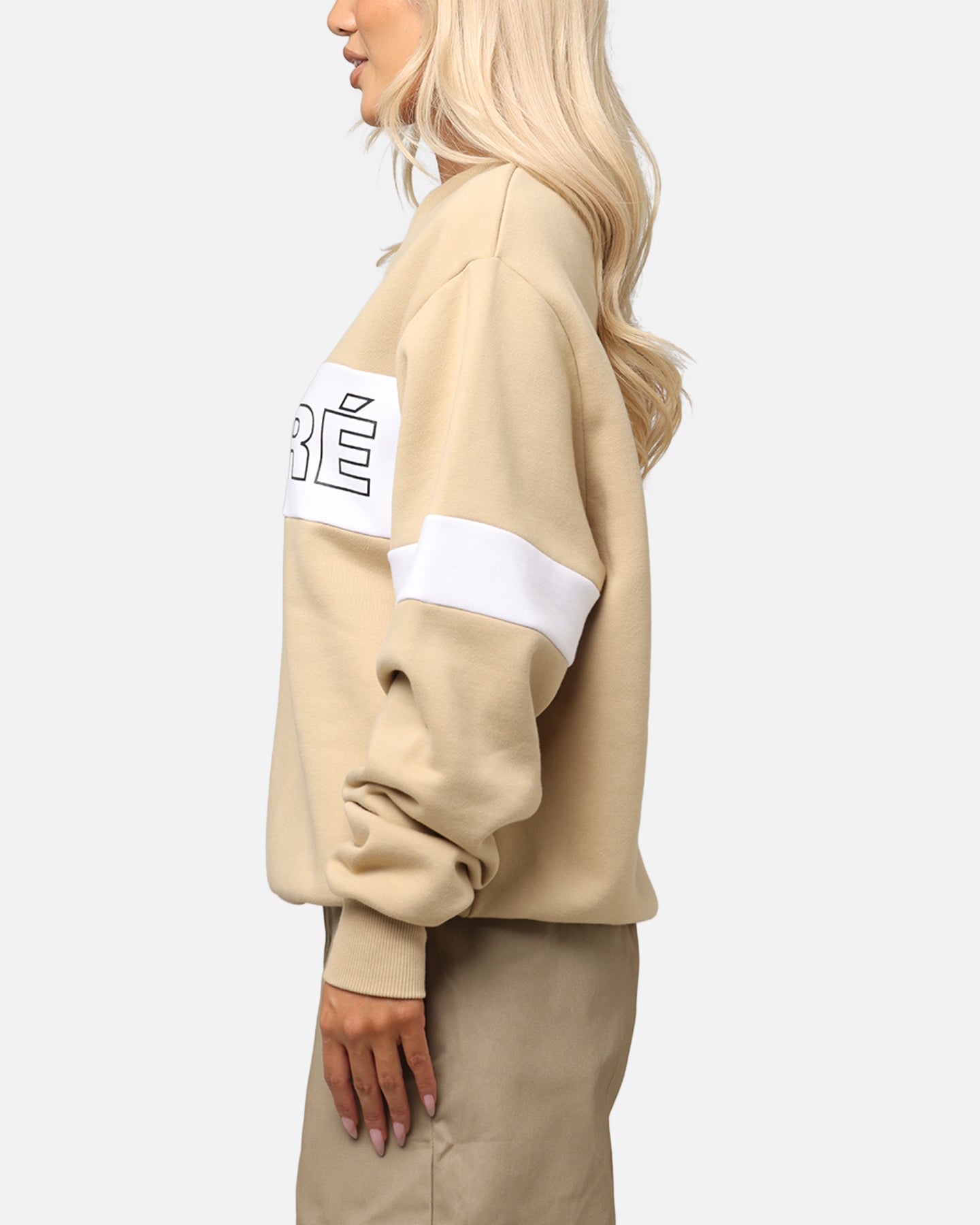 Carre Bars Crewneck Stone/White、mySite、zt4zffjzw