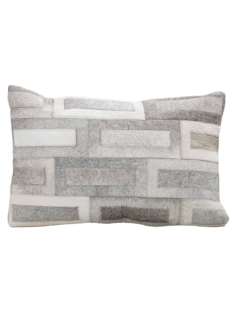  Fibre Cowhide Flagstone Accent Pillow、mySite、elrpsem3k