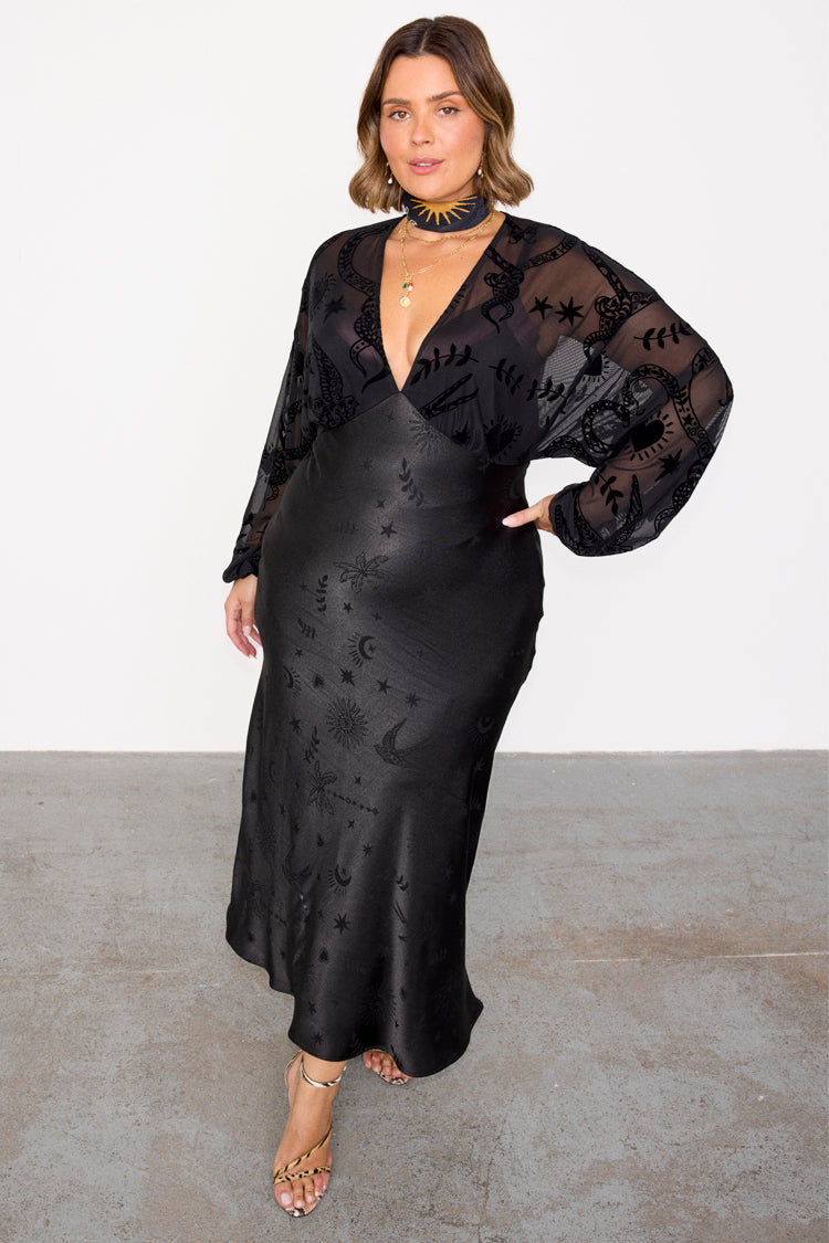 Black Swallow Romance Emma Dress、mySite、solidvoid