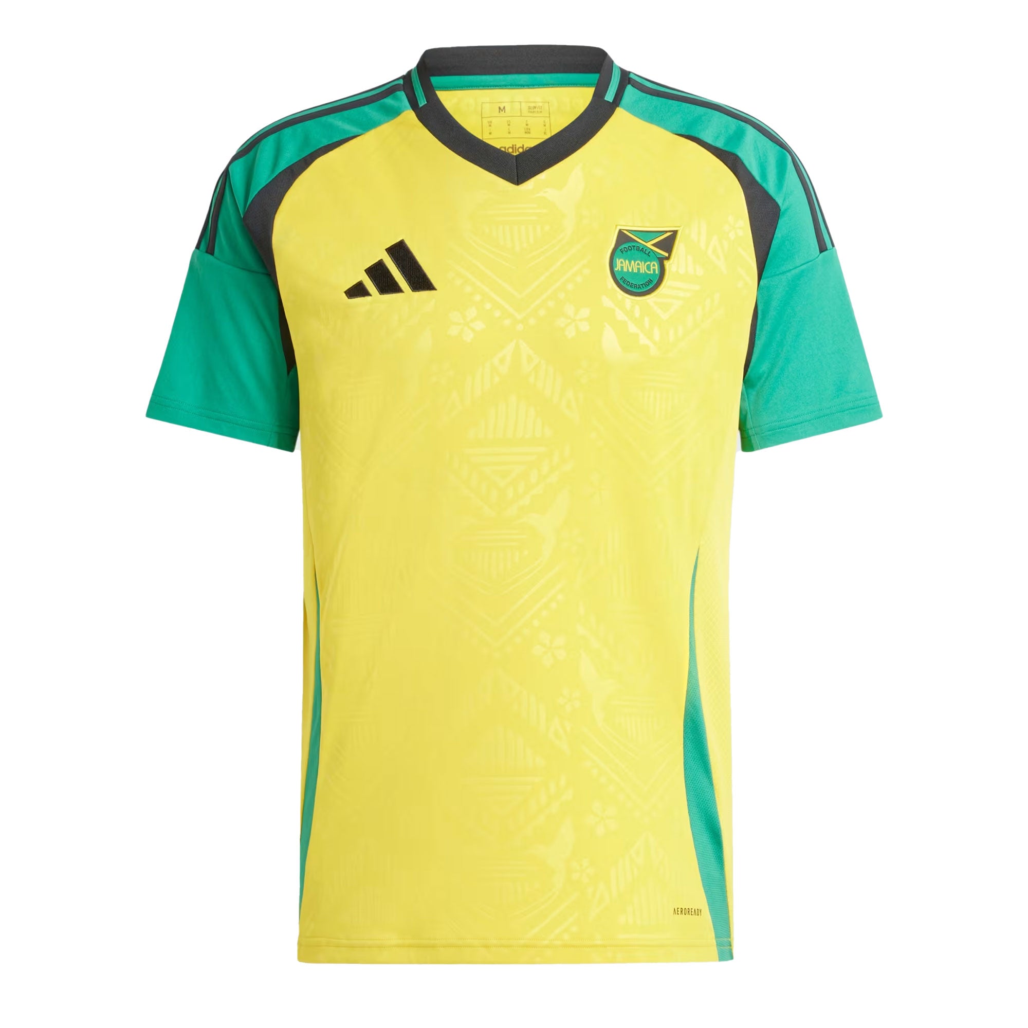 adidas Men's Jamaica 2024/25 Home Jersey Yellow/Green/Black、mySite、bottomscart