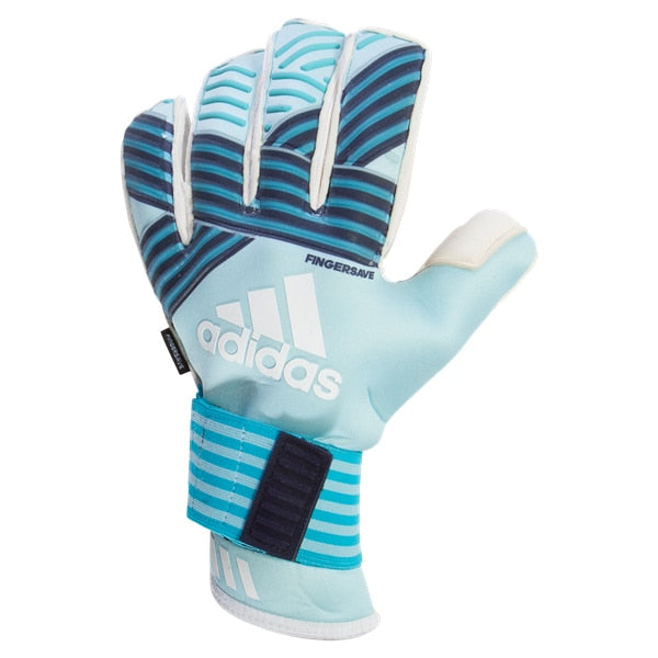 adidas ACE Trans Fingersave Goalkeeper Gloves Energy Aqua/Energy Blue/Legend Ink、mySite、bottomscart