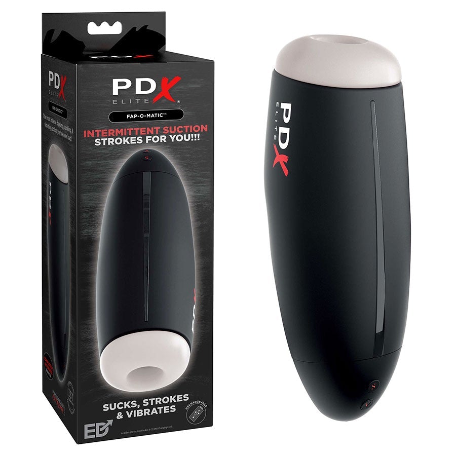 PDX Elite Fap-O-Matic Suction Stroking Masturbator by Pipedream Products、mySite、bottomscart