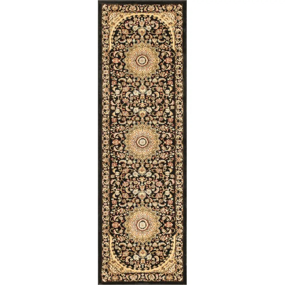 Aviva Black Traditional Rug、mySite、gigharbornorthrealestate