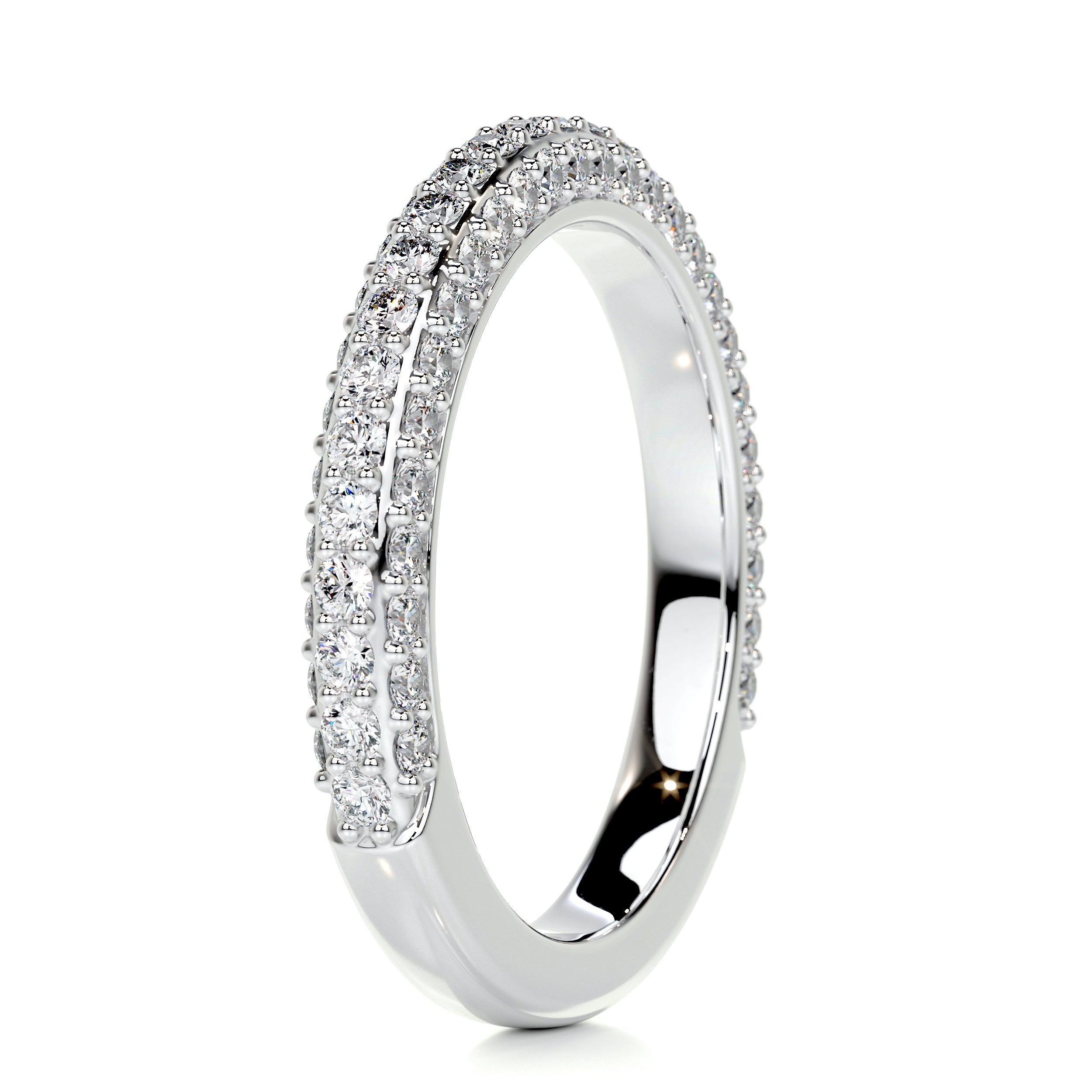 Anastasia Pave Diamond Wedding Ring (0.75 Carat) -14K White Gold (RTS)、mySite、hinf8tx79