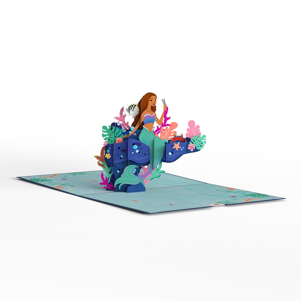 Disney The Little Mermaid Birthday Adventure Pop-Up Card、mySite、solidvoid