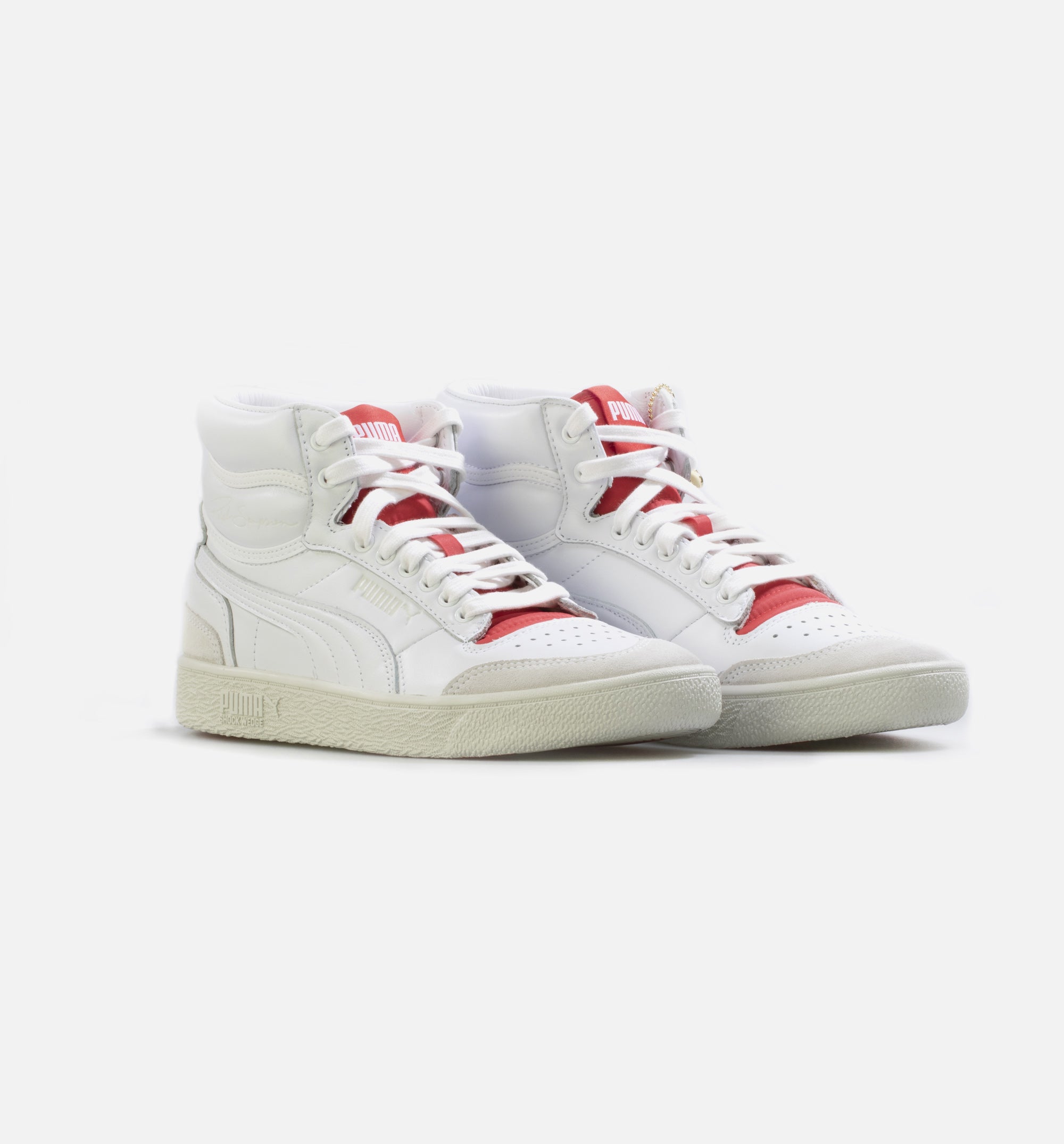 Ralph Sampson Mid Rudolf Dassler Lagacy Mens Lifestyle Shoe - White/Red、mySite、dreamappss