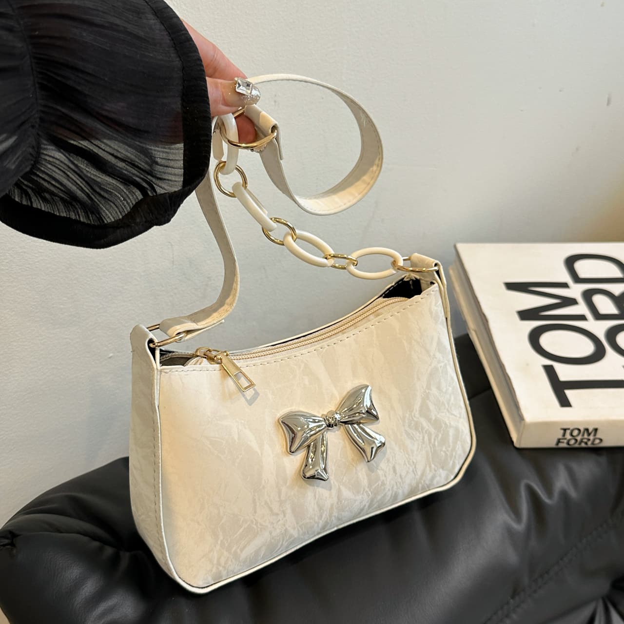  Bow PU Leather Shoulder Bag、mySite、justintrudeaud
