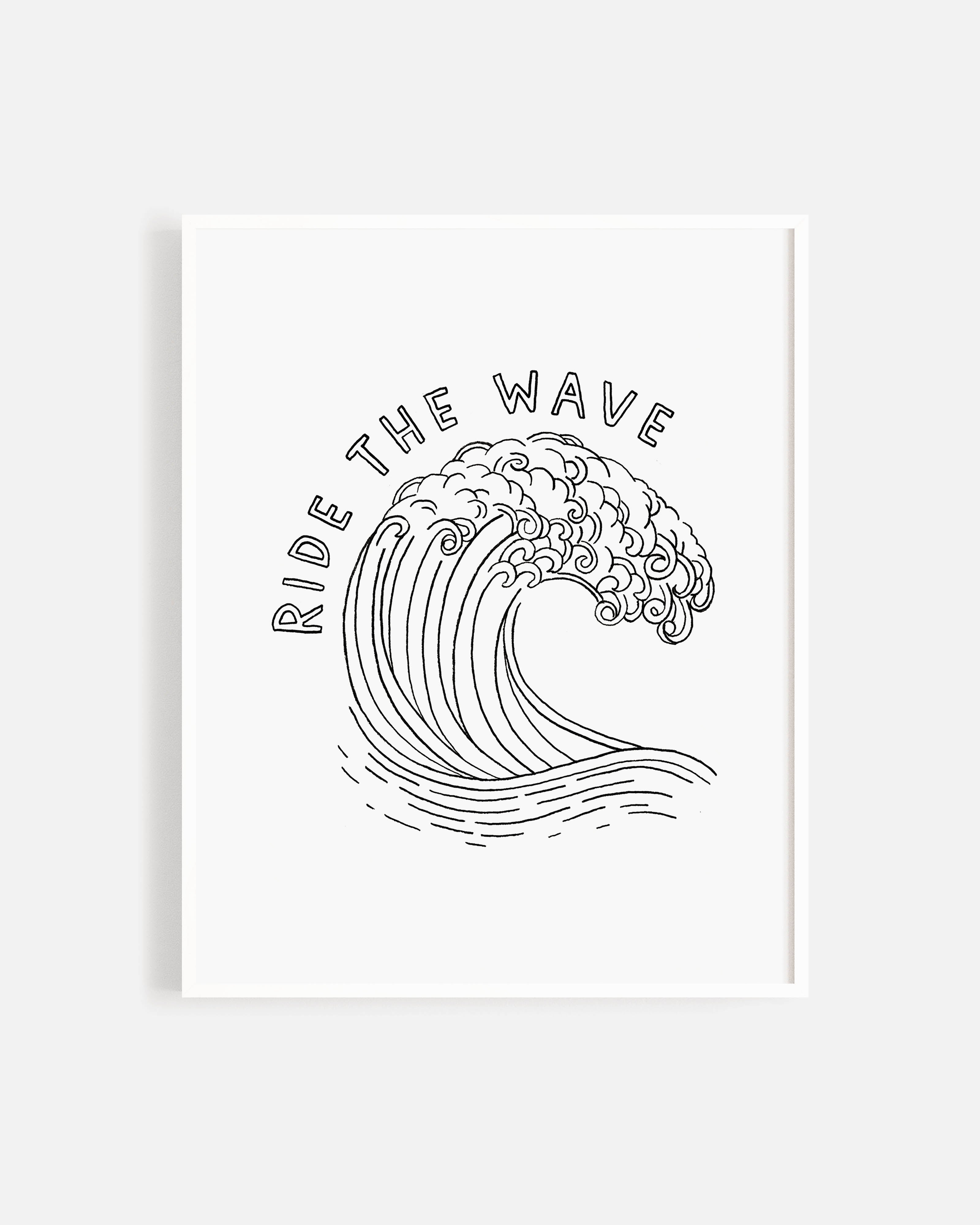  Art Print || Ride The Wave、mySite、layawaytickets