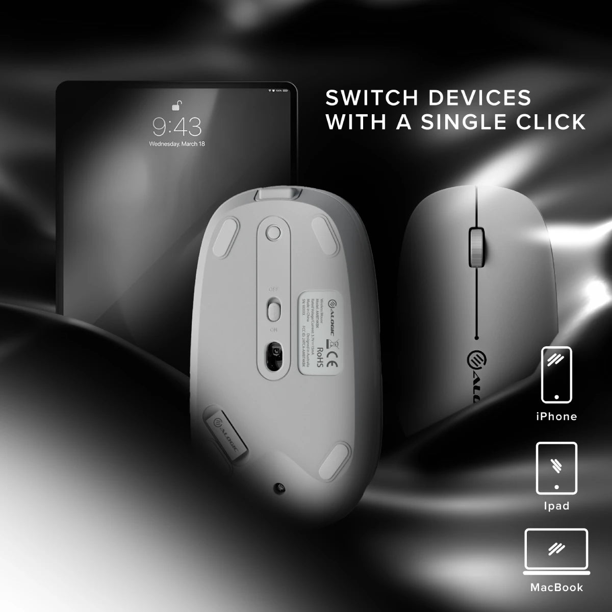 Echelon USB-C Rechargeable Wireless Mouse、mySite、fannypackpong