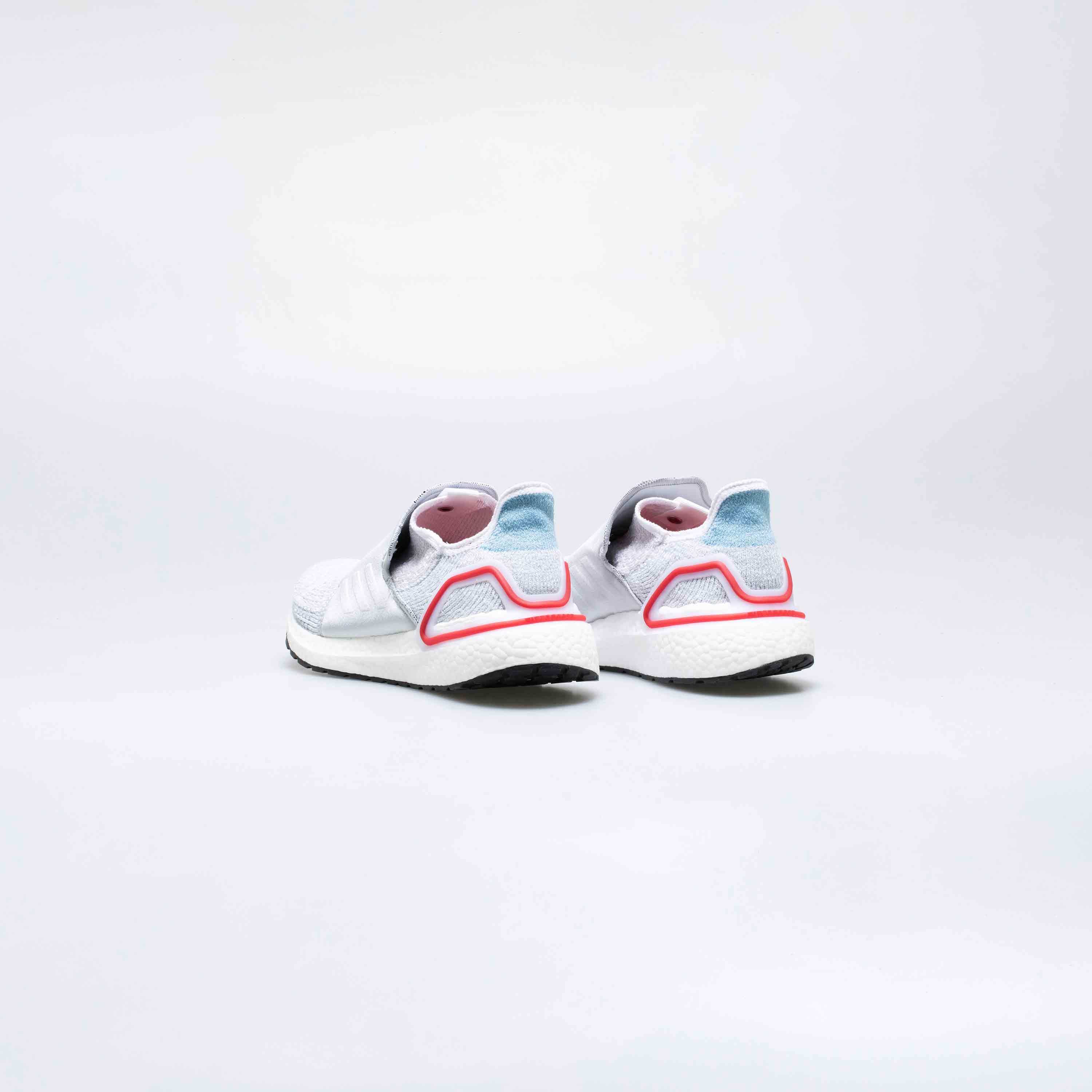 adidas Consortium Ultraboost 19 X Doe Mens Running Shoe - Silver/White- Red、mySite、dreamappss