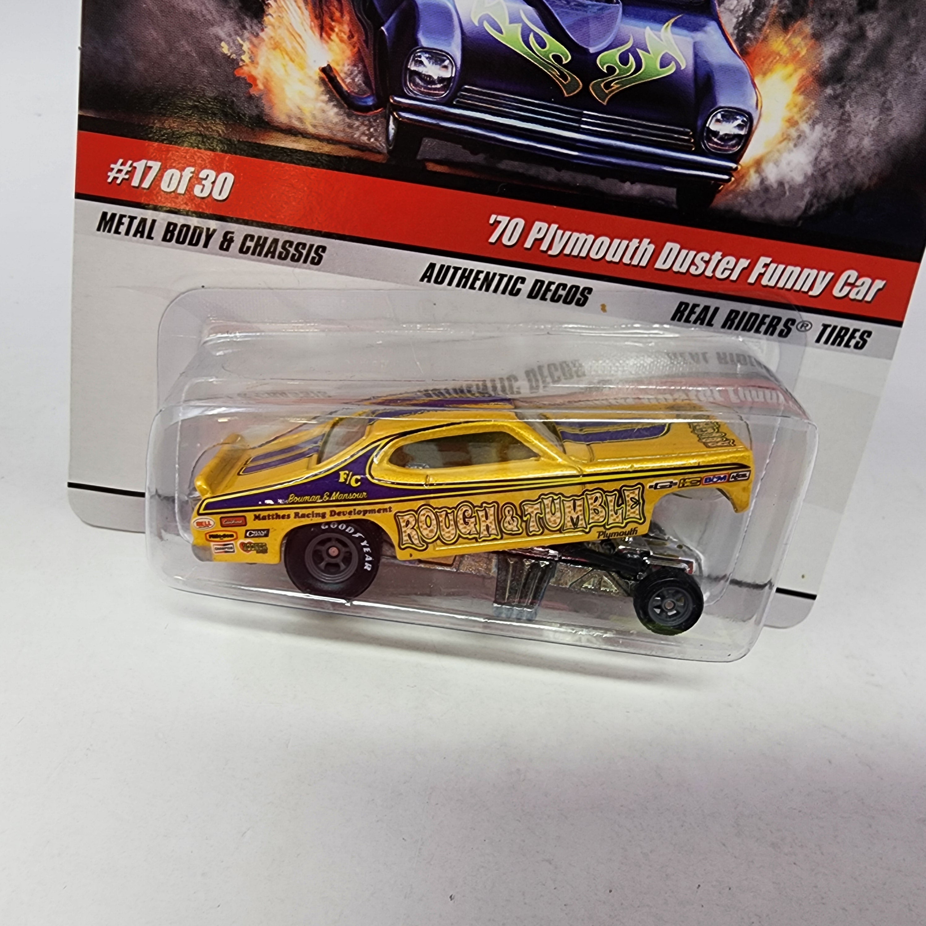 '70 Plymouth Duster Funny Car #17 * Hot Wheels Drag Strip Demons、mySite、hgirdovlk