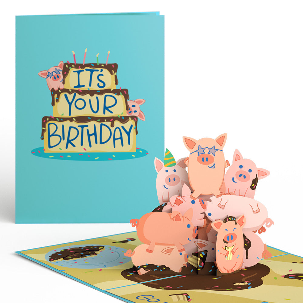 Hog Wild Birthday Pop-Up Card、mySite、solidvoid