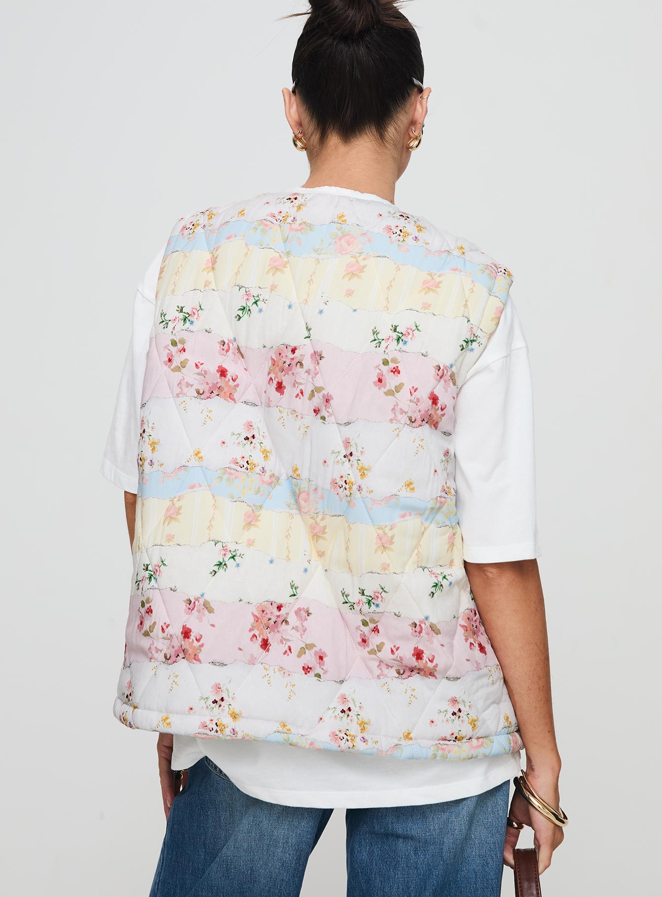 Samual Quilted Vest Multi、mySite、solidvoid