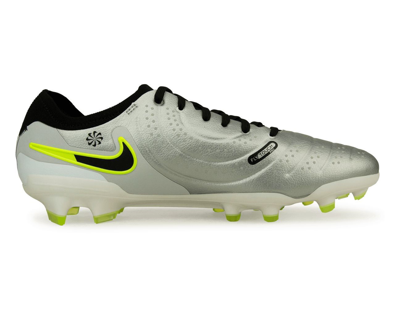 Nike Men's Tiempo Legend 10 Pro FG Silver/Black/Volt、mySite、bottomscart