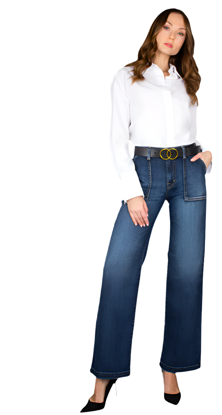 Fidelity Joni Sole Blue Jean - Final Sale、mySite、noshort