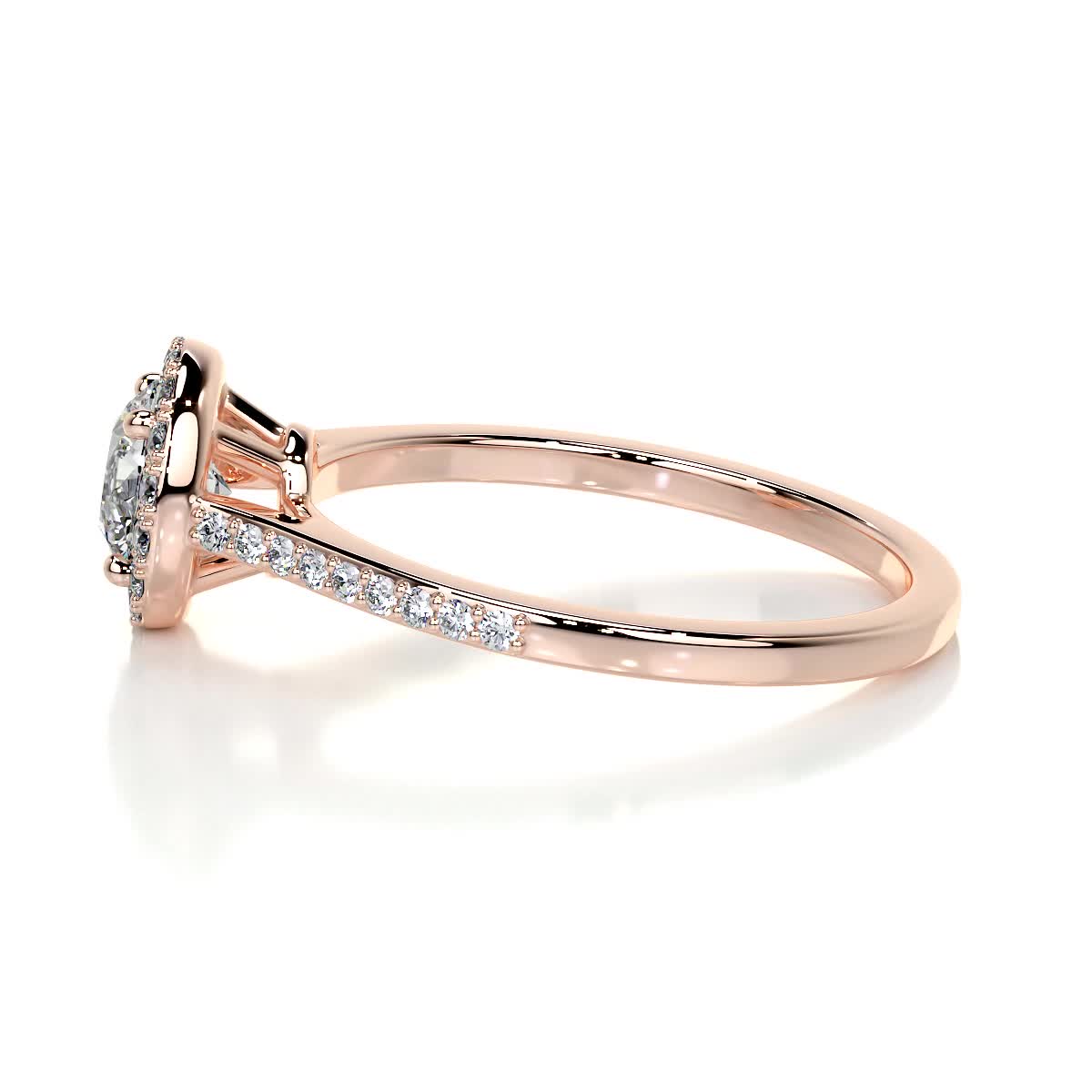 Layla Diamond Engagement Ring -14K Rose Gold、mySite、hinf8tx79