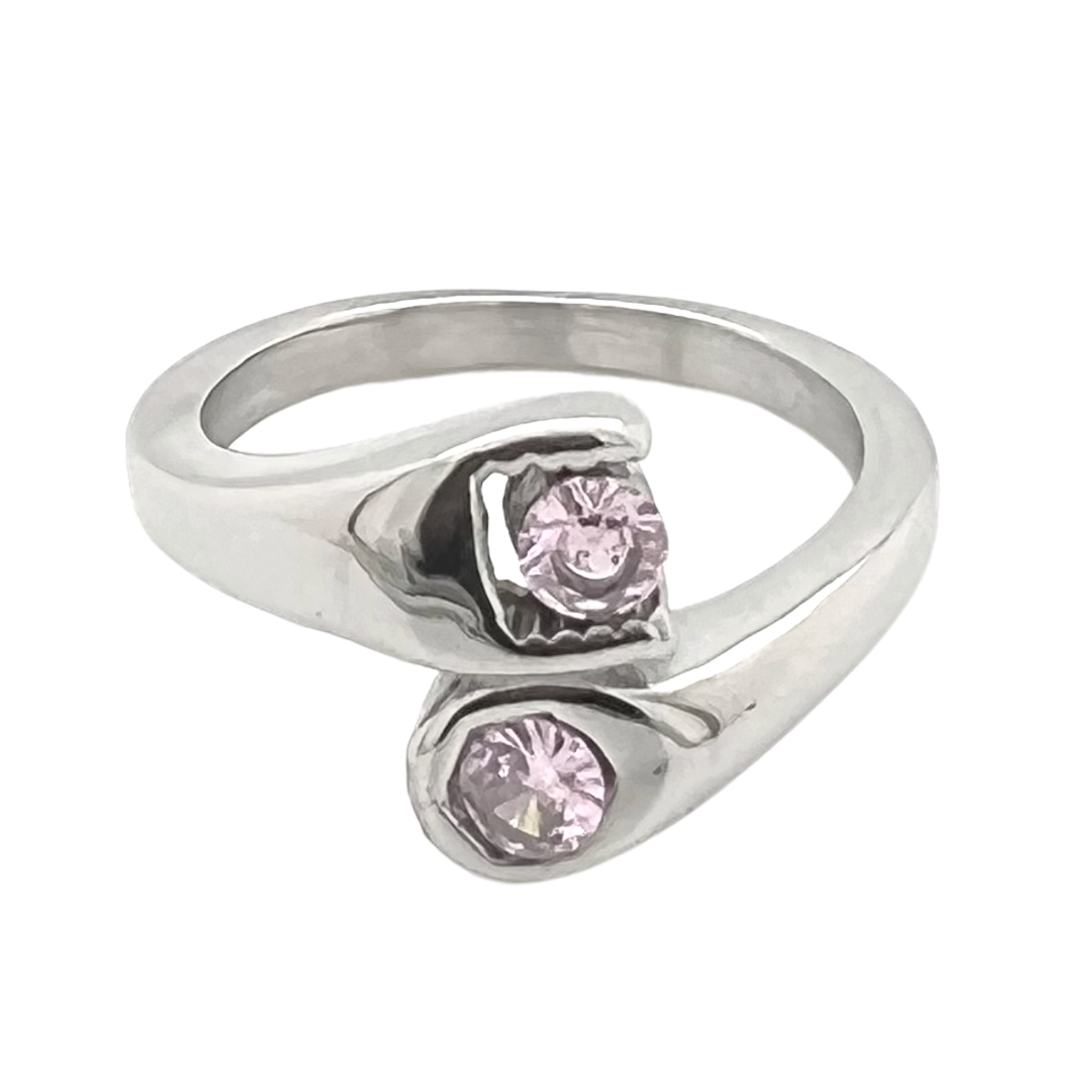 CZ Wrench Polished Stainless Steel Ring / SCR3075、mySite、dreamappss