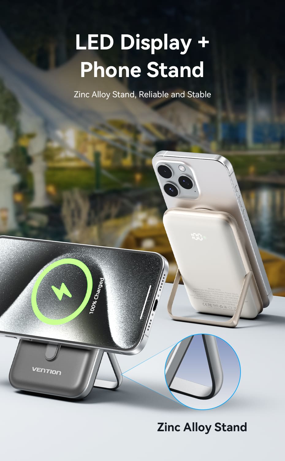 10000mAh Magnetic Wireless Power Bank