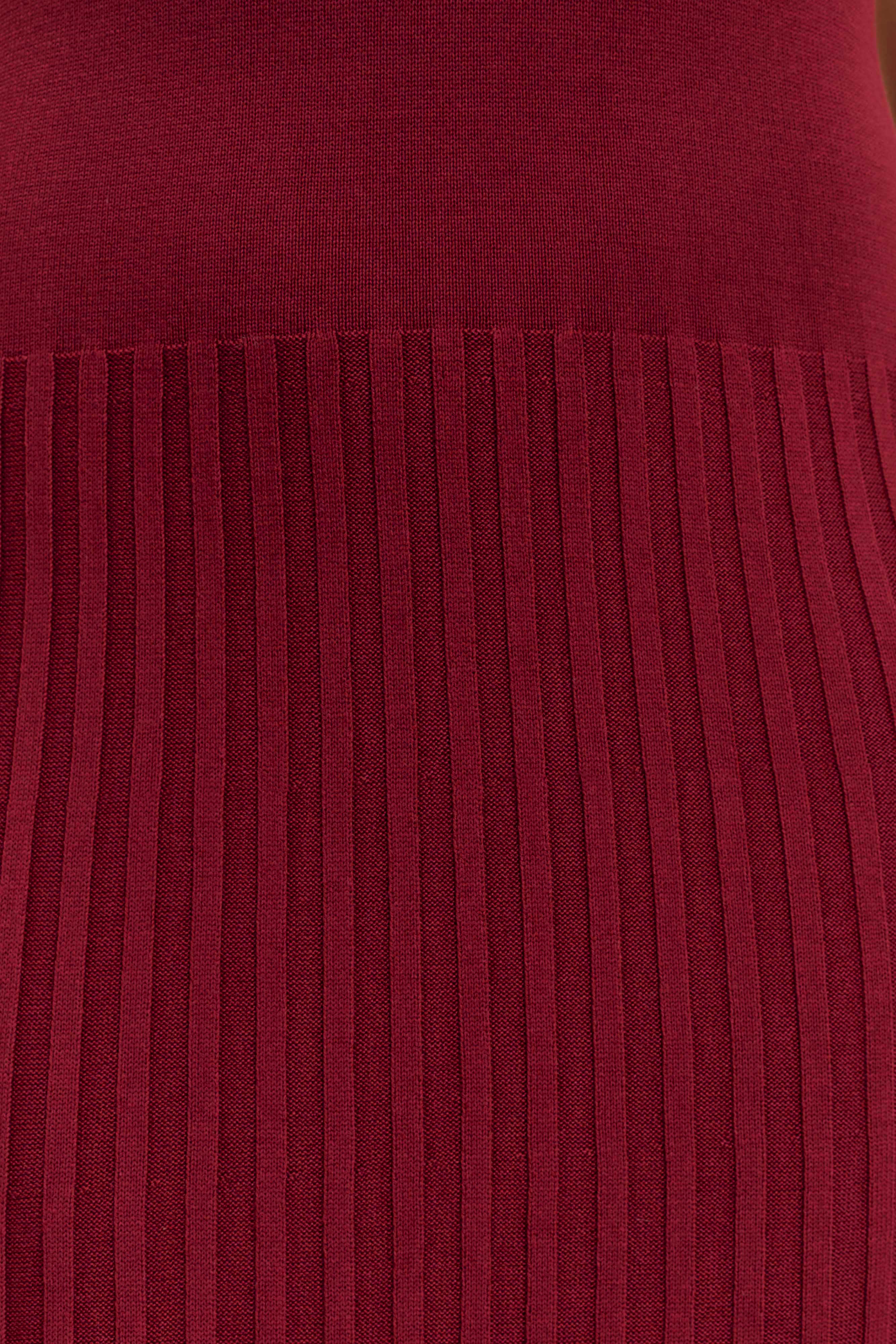 Mavis High Neck Pleated Maxi Dress - Mahogany、mySite、solidvoid