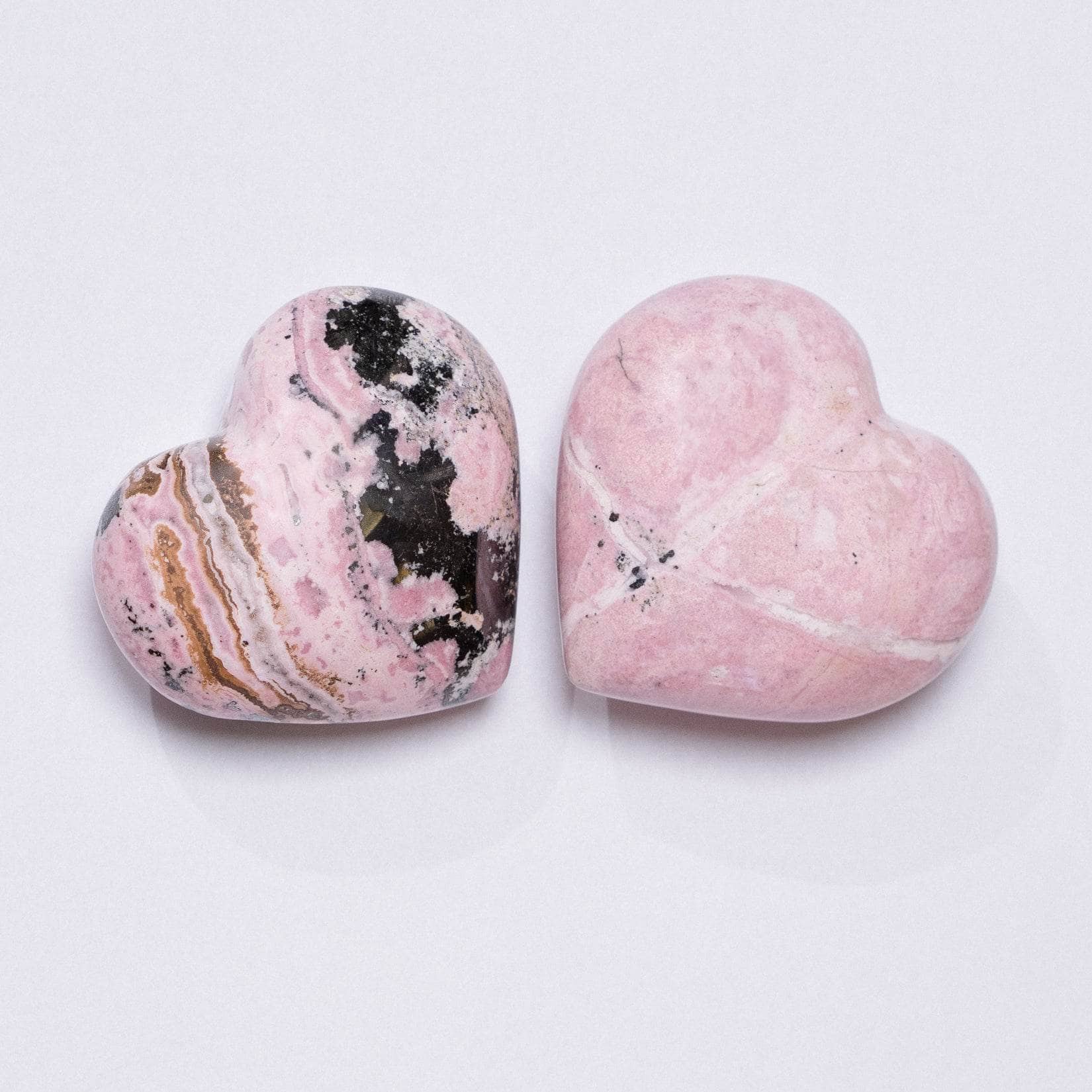 Peruvian Rhodonite Hearts - AAA Premium Quality、mySite、hinf8tx79