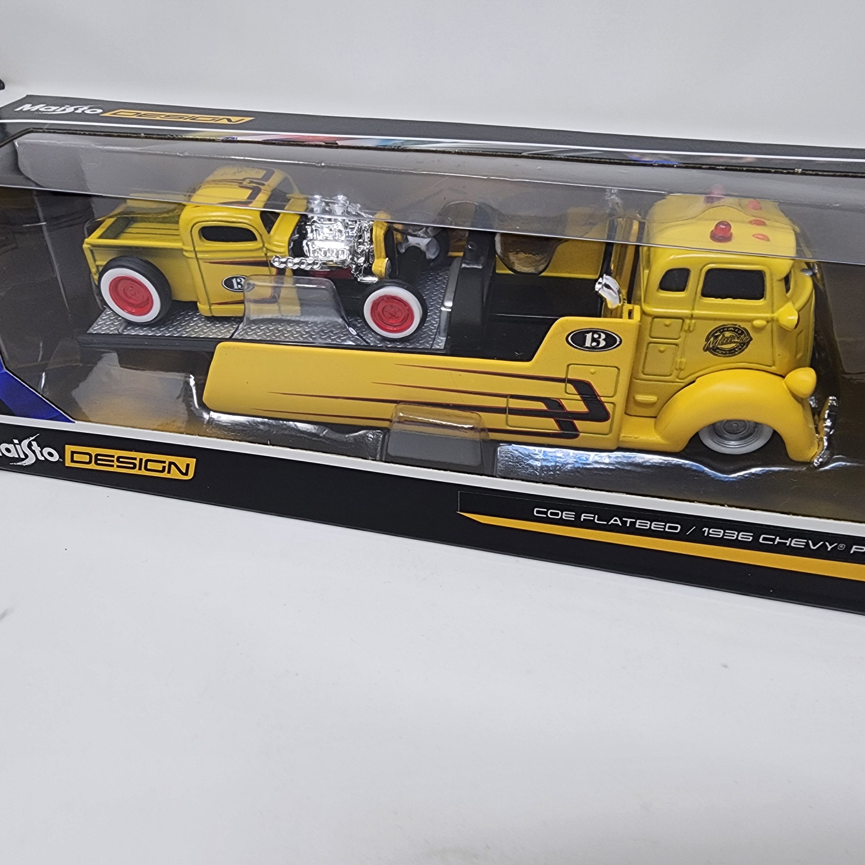 COE Flatbed / 1936 Chevy Pickup * Maisto Design Transport、mySite、hgirdovlk