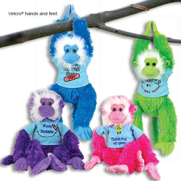 Colorful Hanging Monkeys Removeable Get Well Tshirts、mySite、g9winljtr