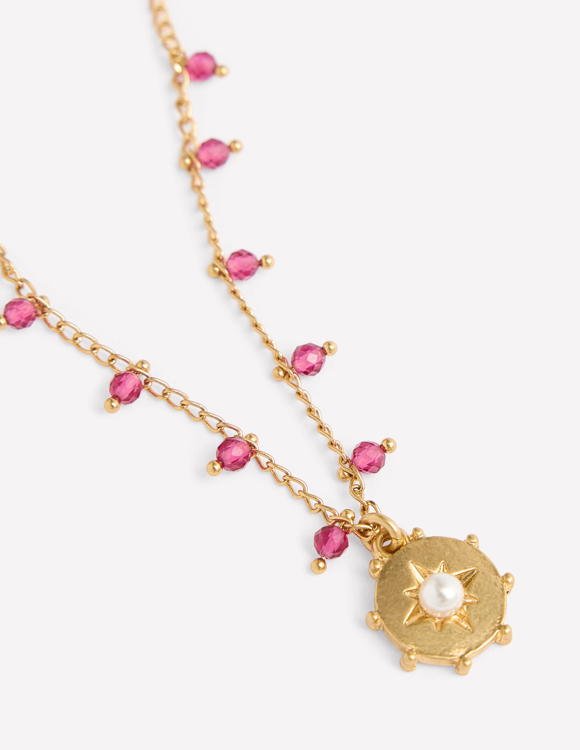  Layering Charm Necklace-Pink、mySite、ashleygrahame