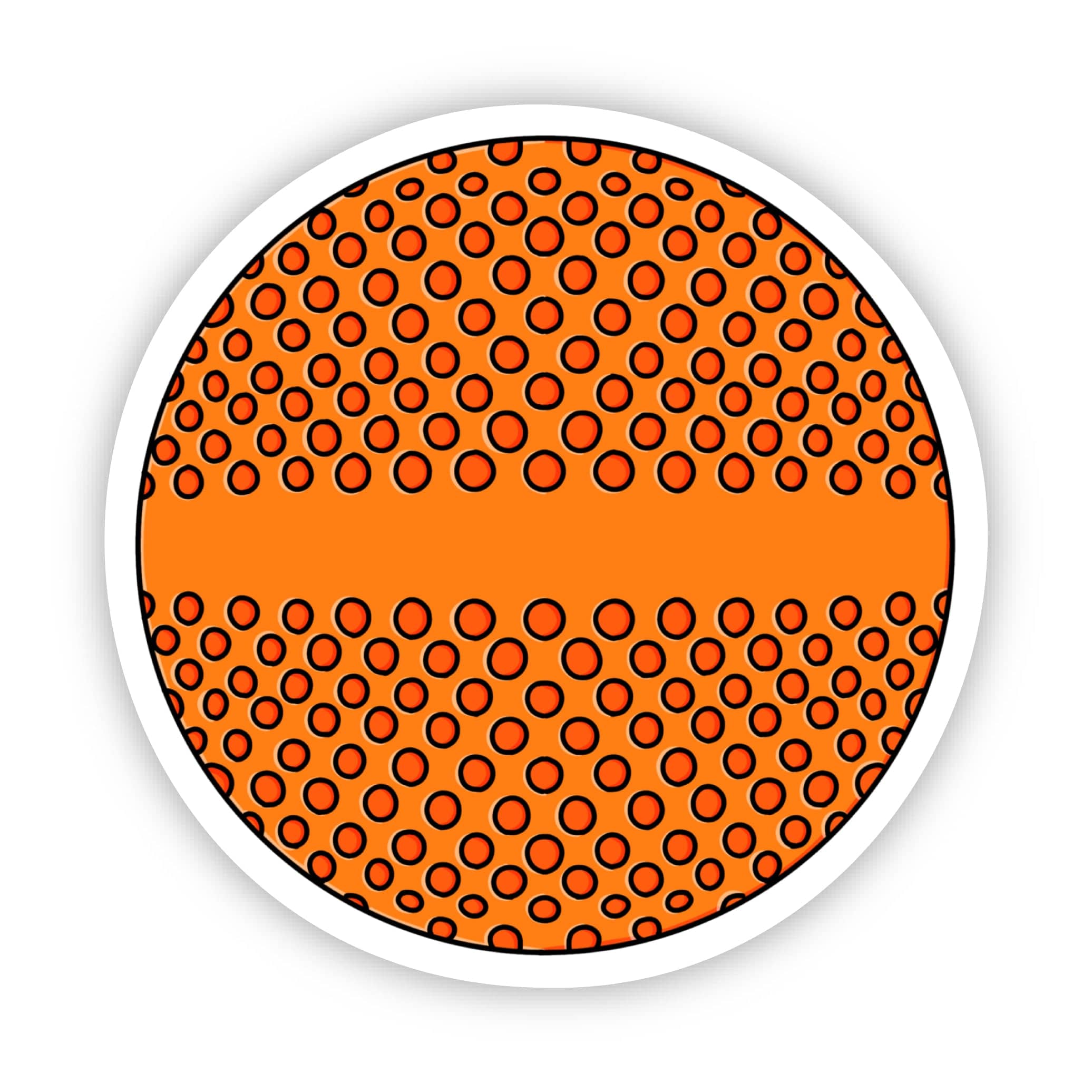  Orange Field Hockey Ball Sticker、mySite、ghnorth