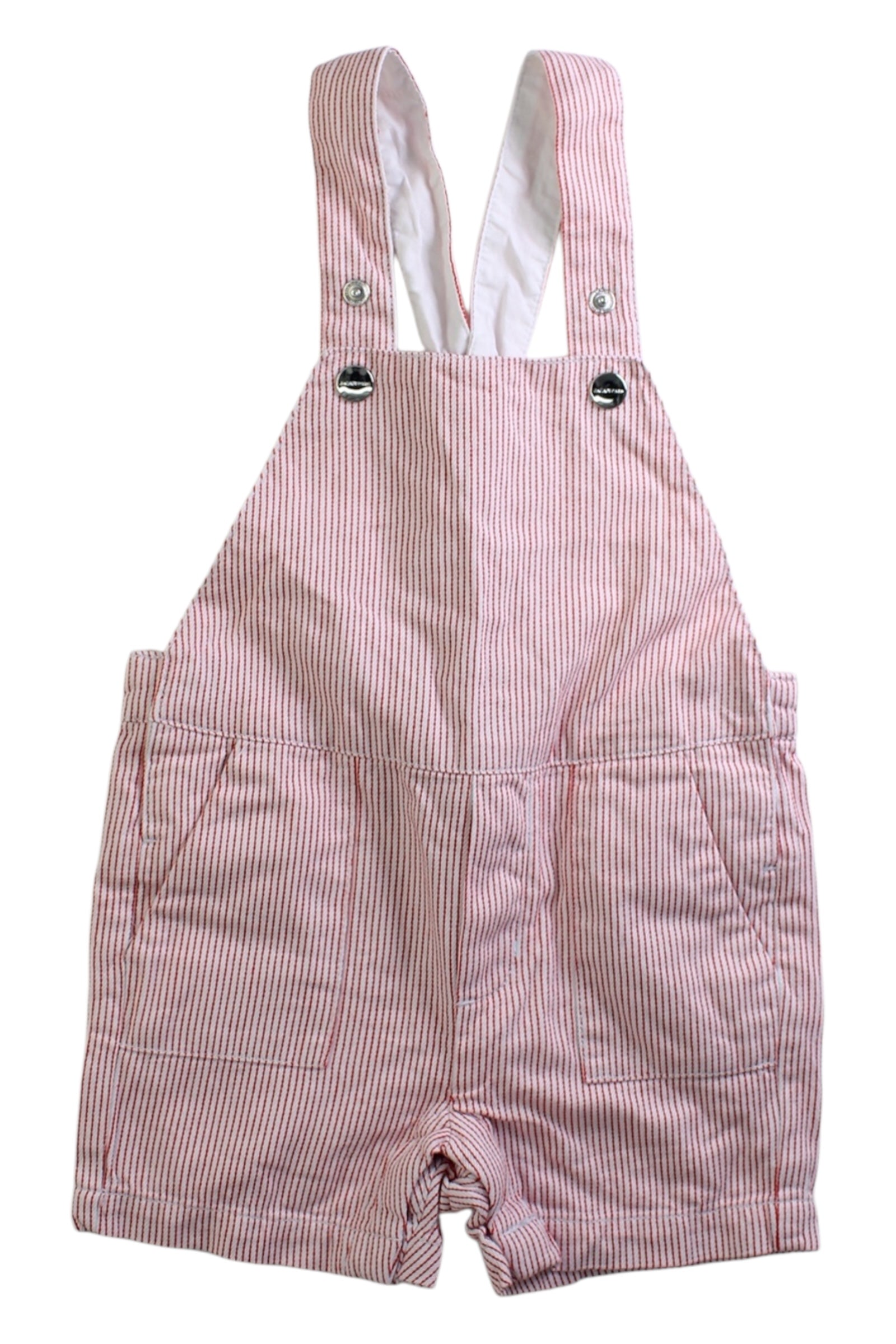 Jacadi Striped Overall Shorts - 2T、mySite、g9winljtr