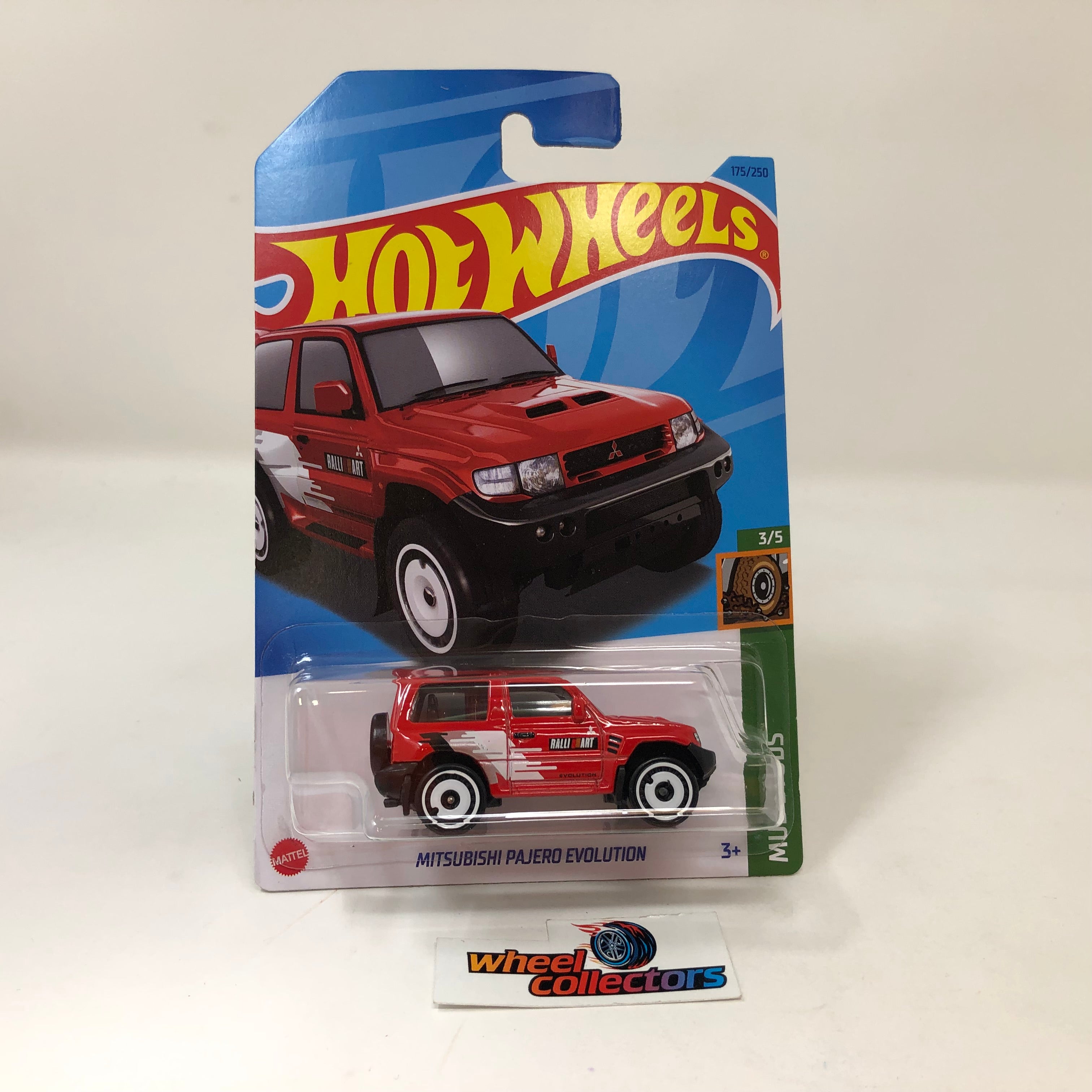 Mitsubishi Pajero Evolution #175 * RED * 2023 Hot Wheels International Case K、mySite、hgirdovlk