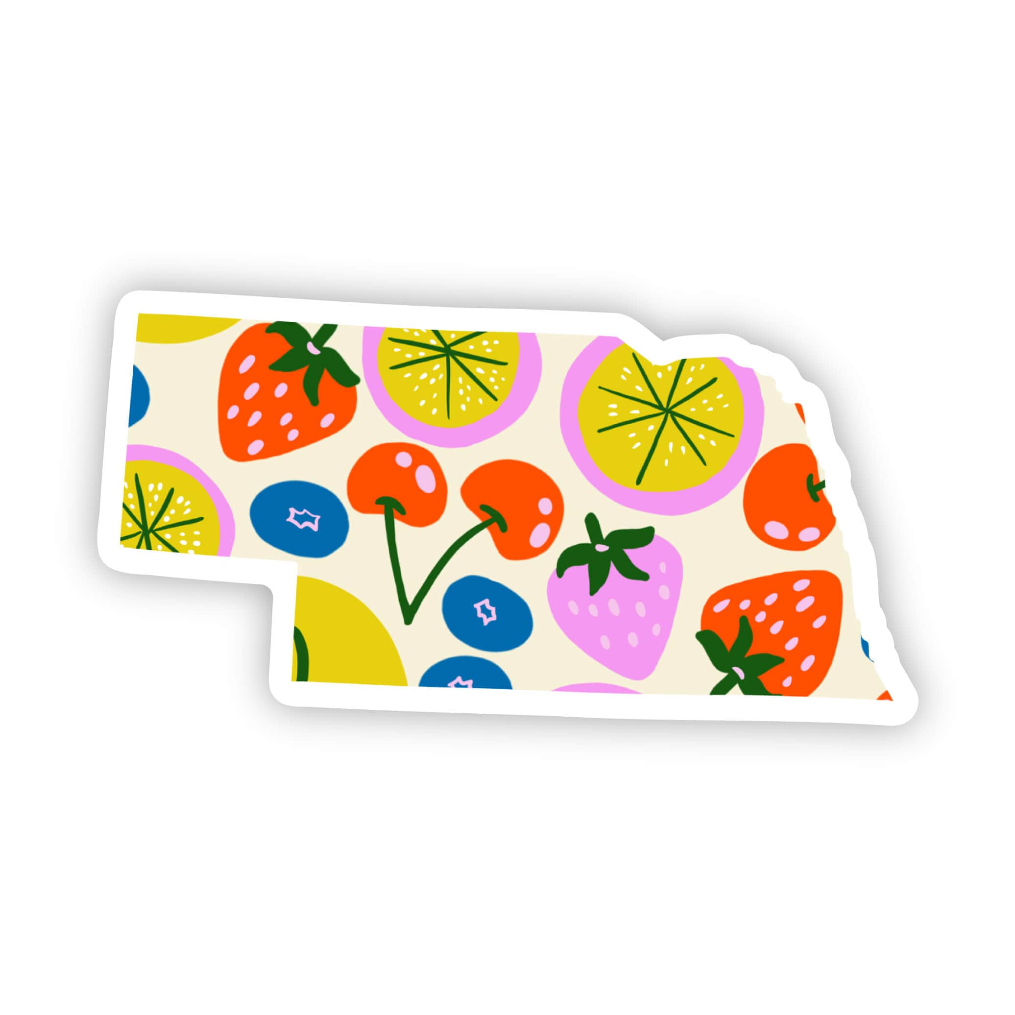  Nebraska Sticker - Cute Fruits、mySite、elrpsem3k