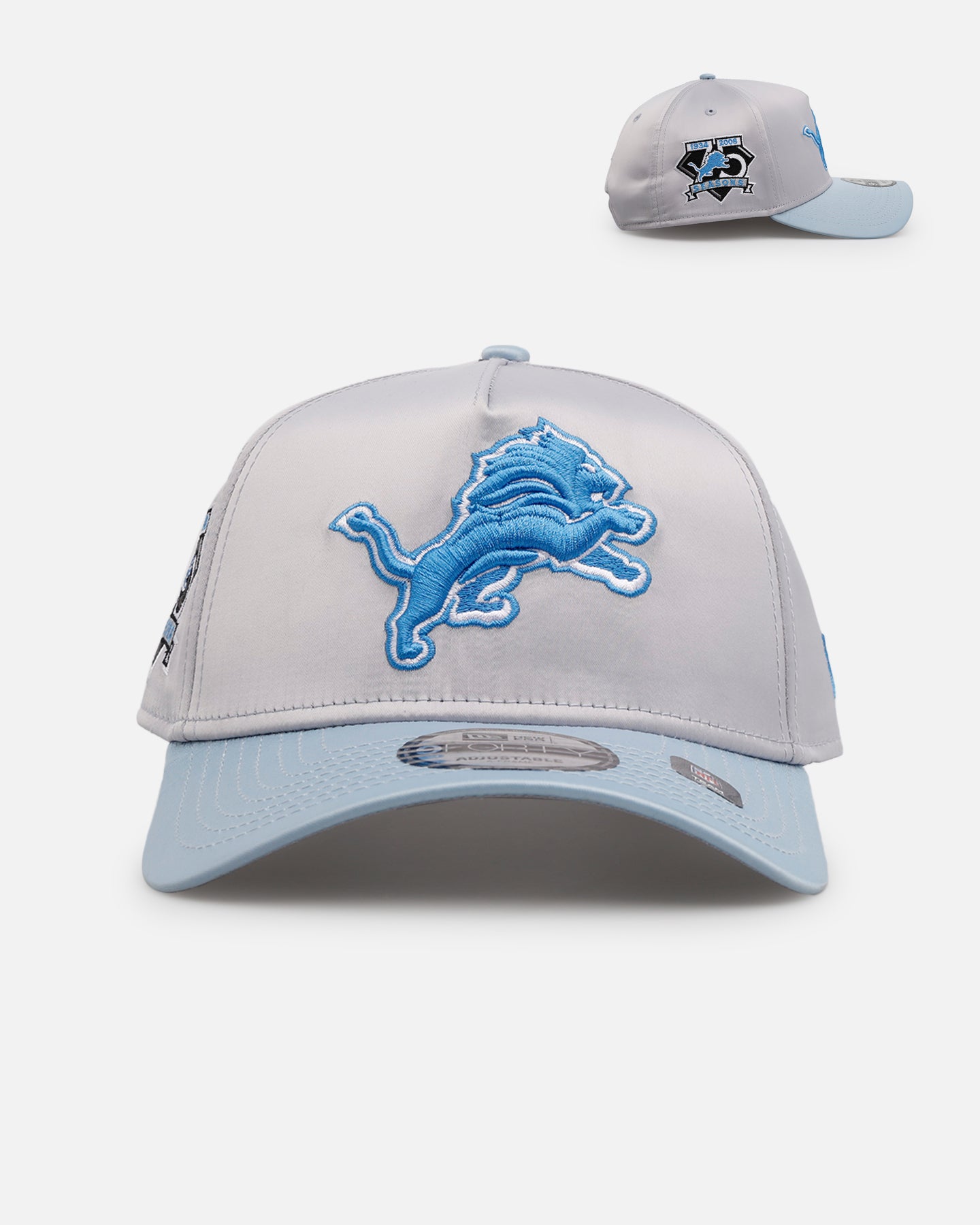 New Era Detroit Lions 'Team Color Satin' 9FORTY A-Frame Snapback Official Team Color、mySite、zt4zffjzw