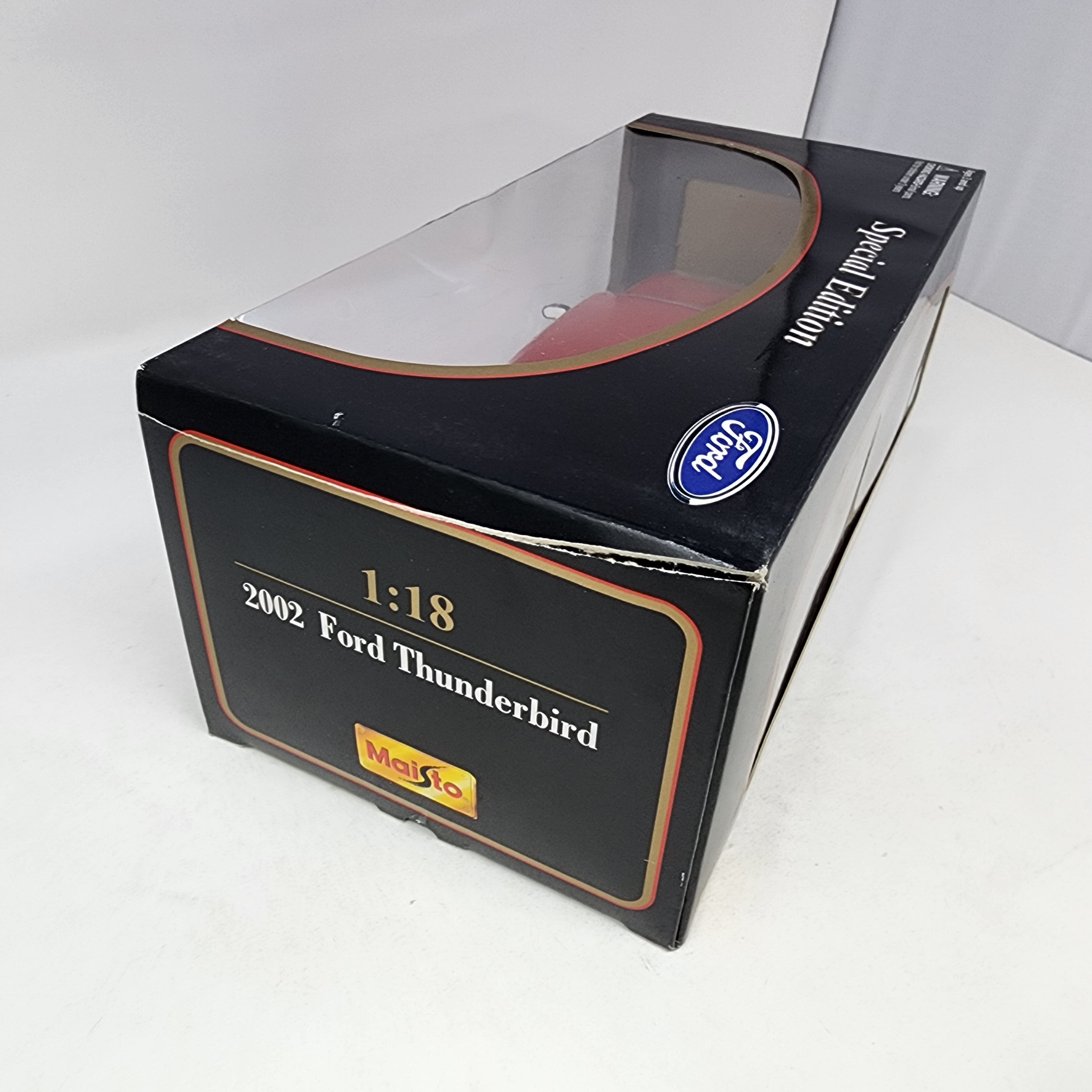 2002 Ford thunderbird * RED * Maisto Special Edition 1/18 Scale、mySite、hgirdovlk
