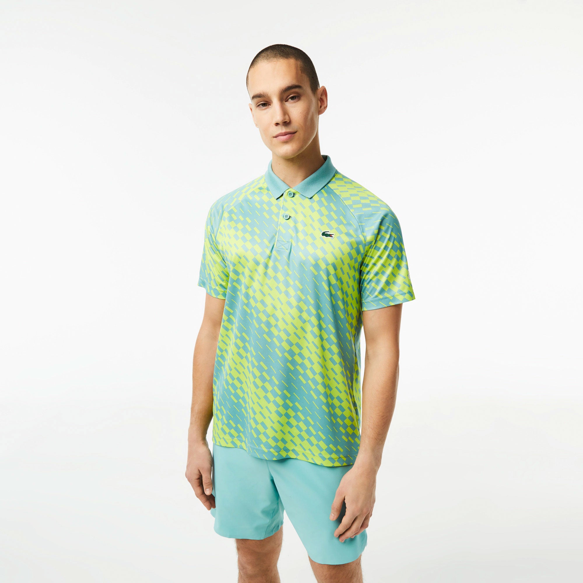 Lacoste x Novak Djokovic Ultra Dry Men's Pique Tennis Polo