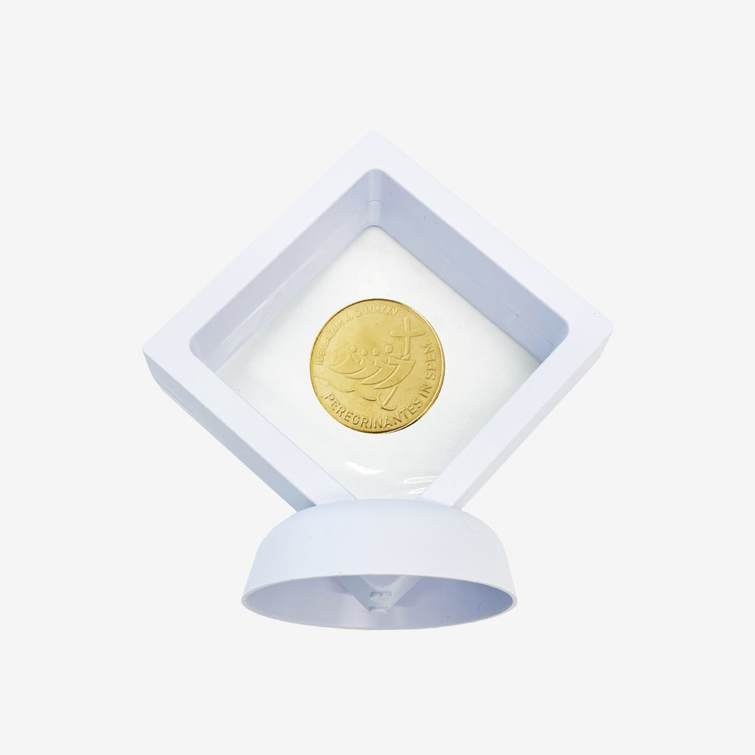 Moneta Ufficiale Giubileo 2025 con scatola、mySite、topwebapps