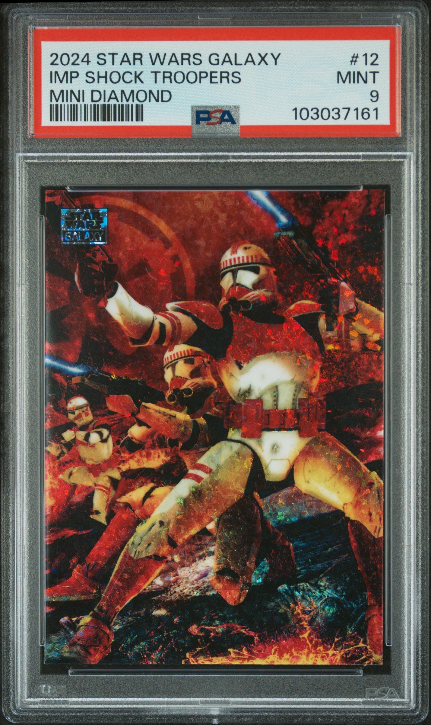 Imp Shock Troopers #12 Mini Diamond PSA 9 Topps Chrome Star Wars Galaxy 2024、mySite、waistdrama