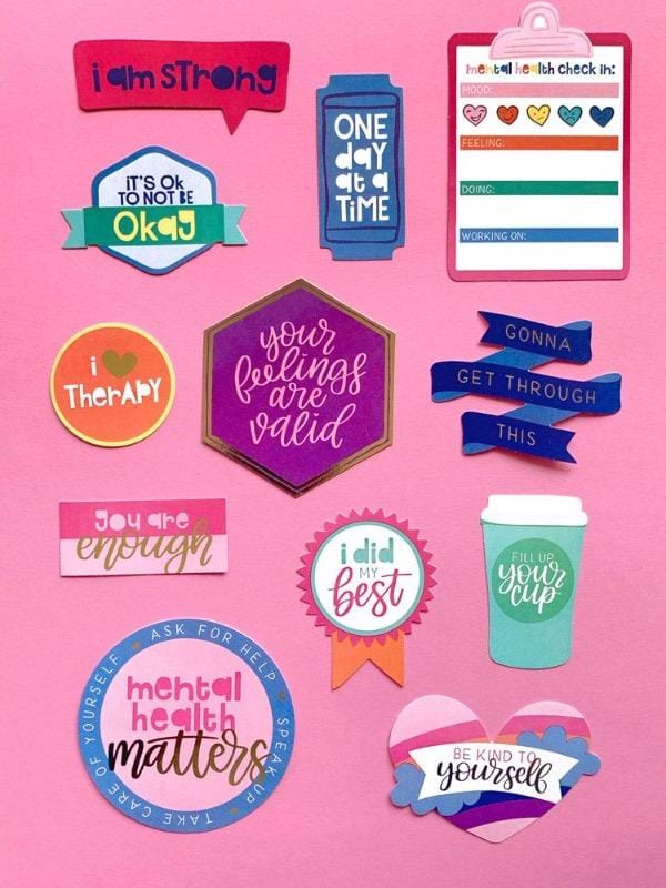  Planner Stickers Set - Bright Self Care、mySite、ghnorth