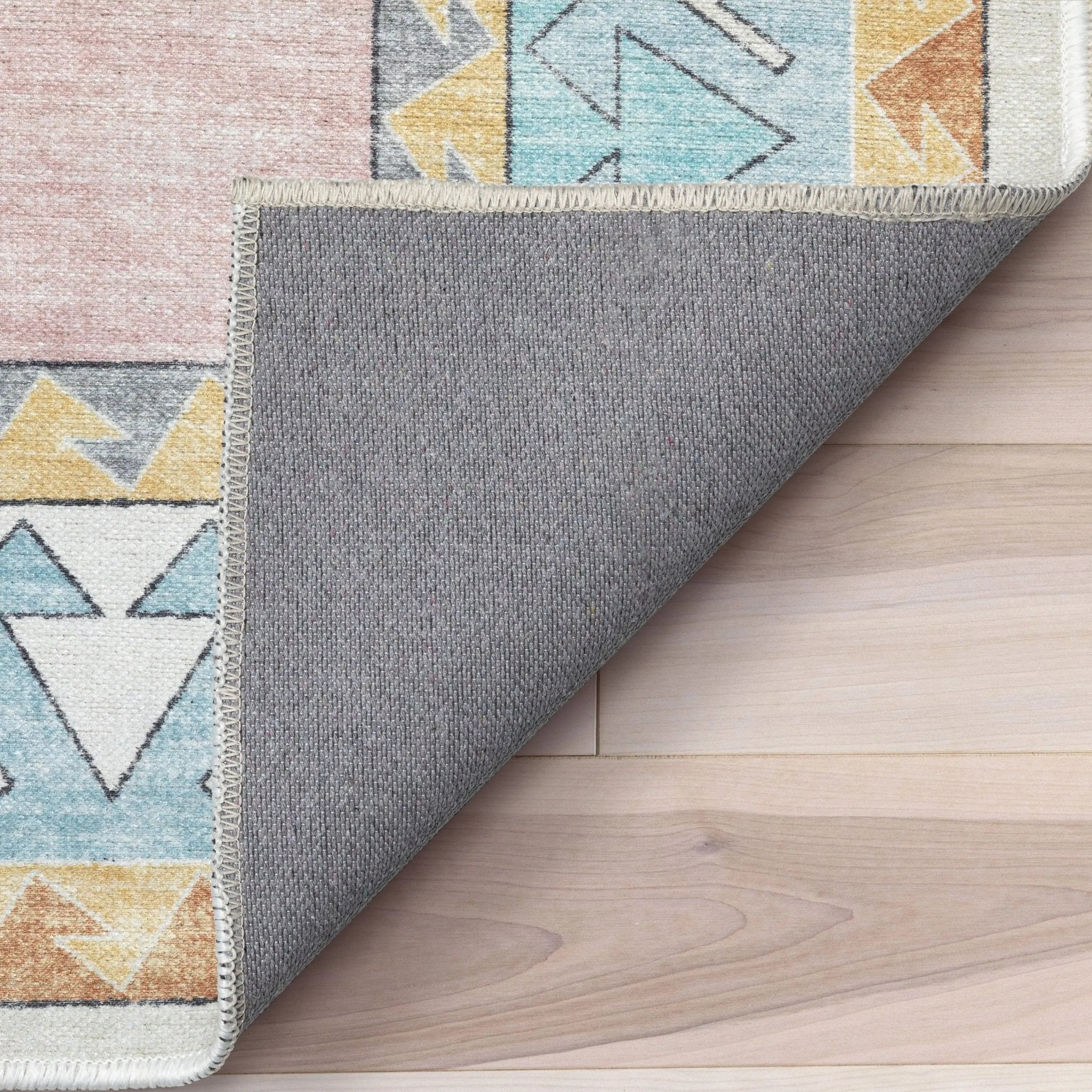 Ethnic Soft Medallion Modern Pink Kids Flat-Weave Rug、mySite、gigharbornorthrealestate