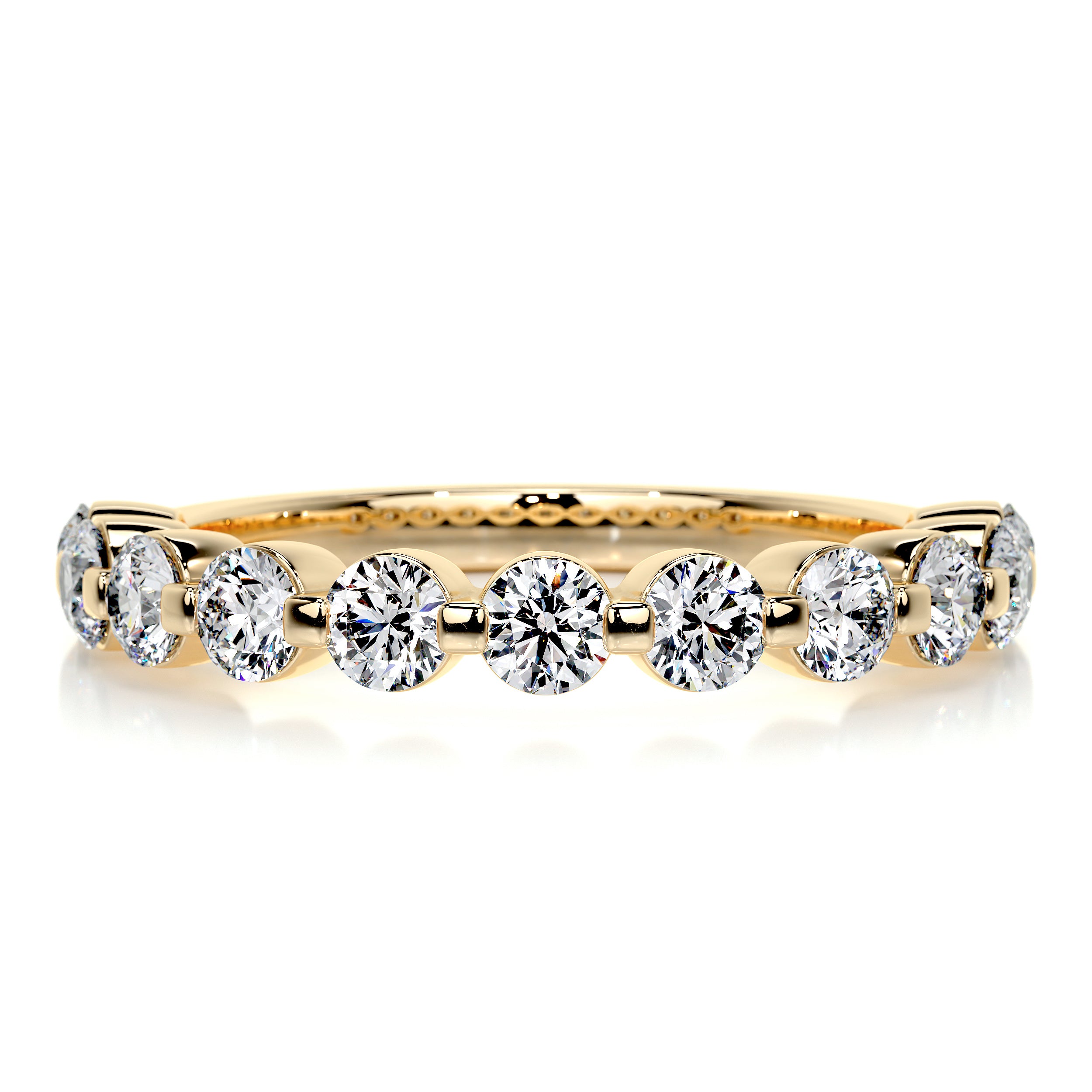 Josie Half-Eternity Wedding Ring (1 Carat) -18K Yellow Gold、mySite、hinf8tx79