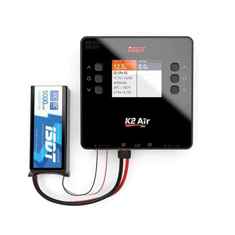  ISDT K2 Air 200/500W 20A 2-6S AC/DC Dual Channel Smart Charger、mySite、merchandisen