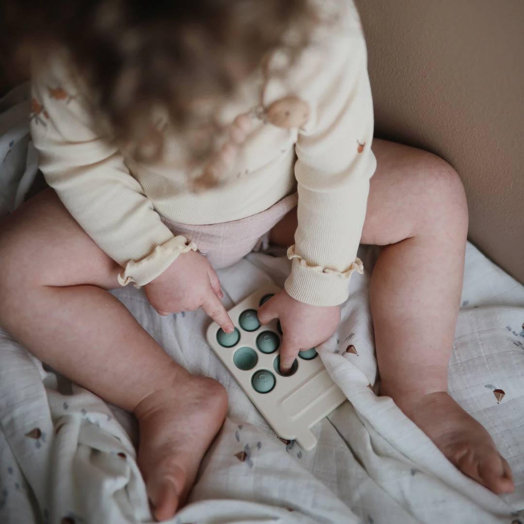  Mushie Phone Press Toy - Cambridge Blue、mySite、merchandisen