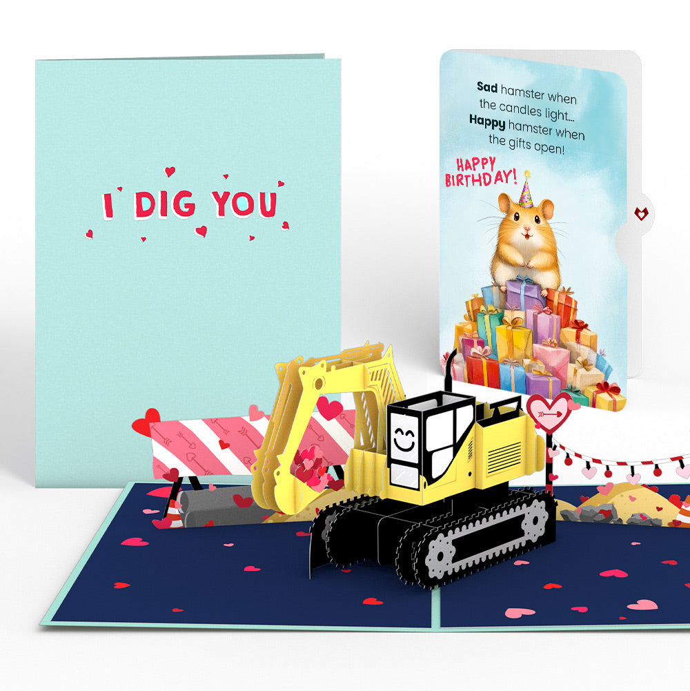 I Dig You Birthday Pop-Up Card and Happy Hamster Sentiment Set、mySite、solidvoid
